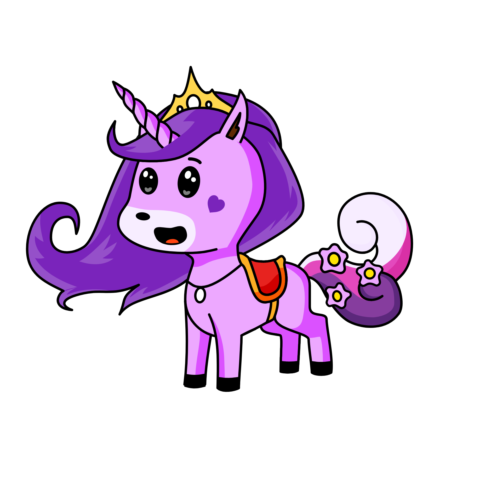 princess violet, the unicorn