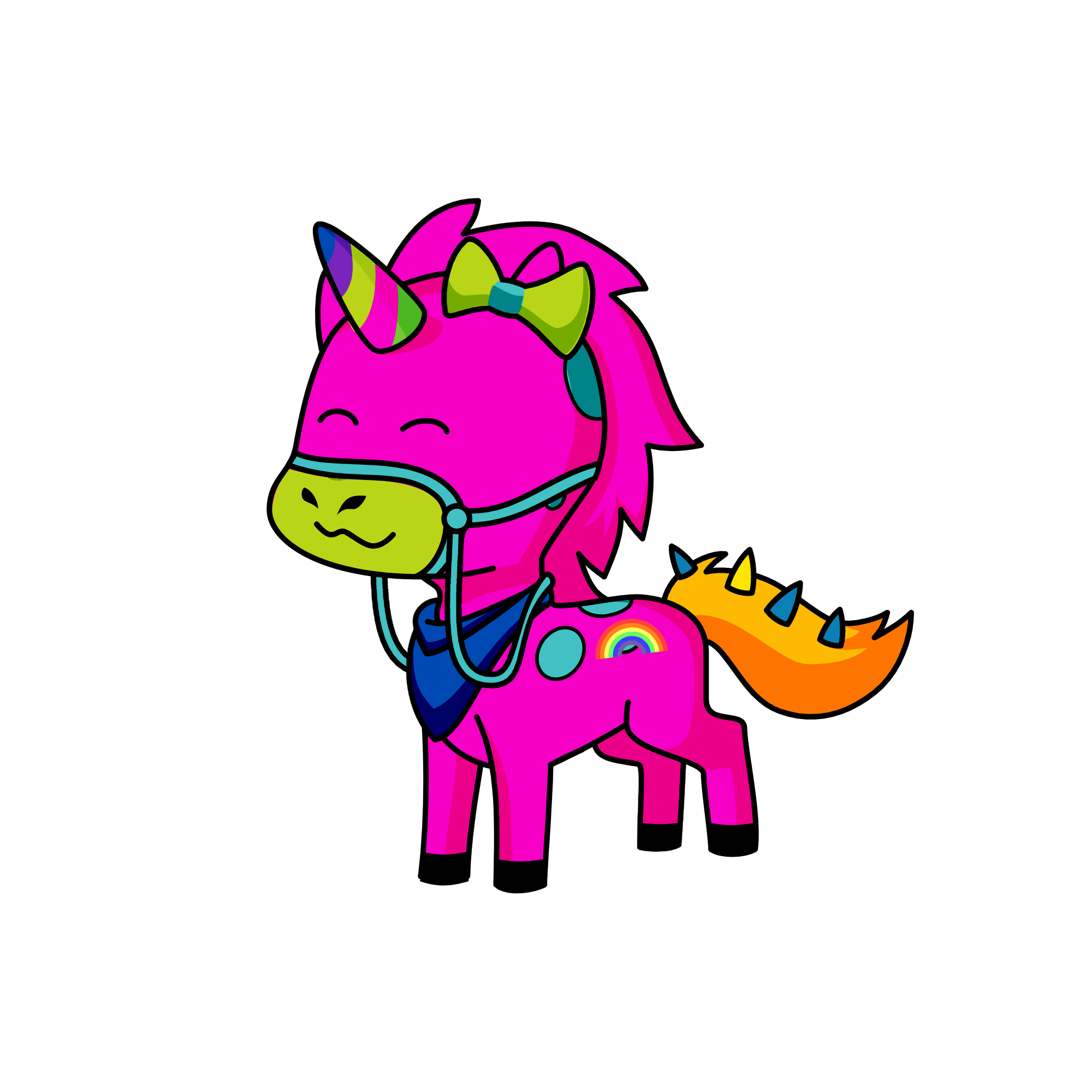 Quincy Lamb Lazerflower, the unicorn