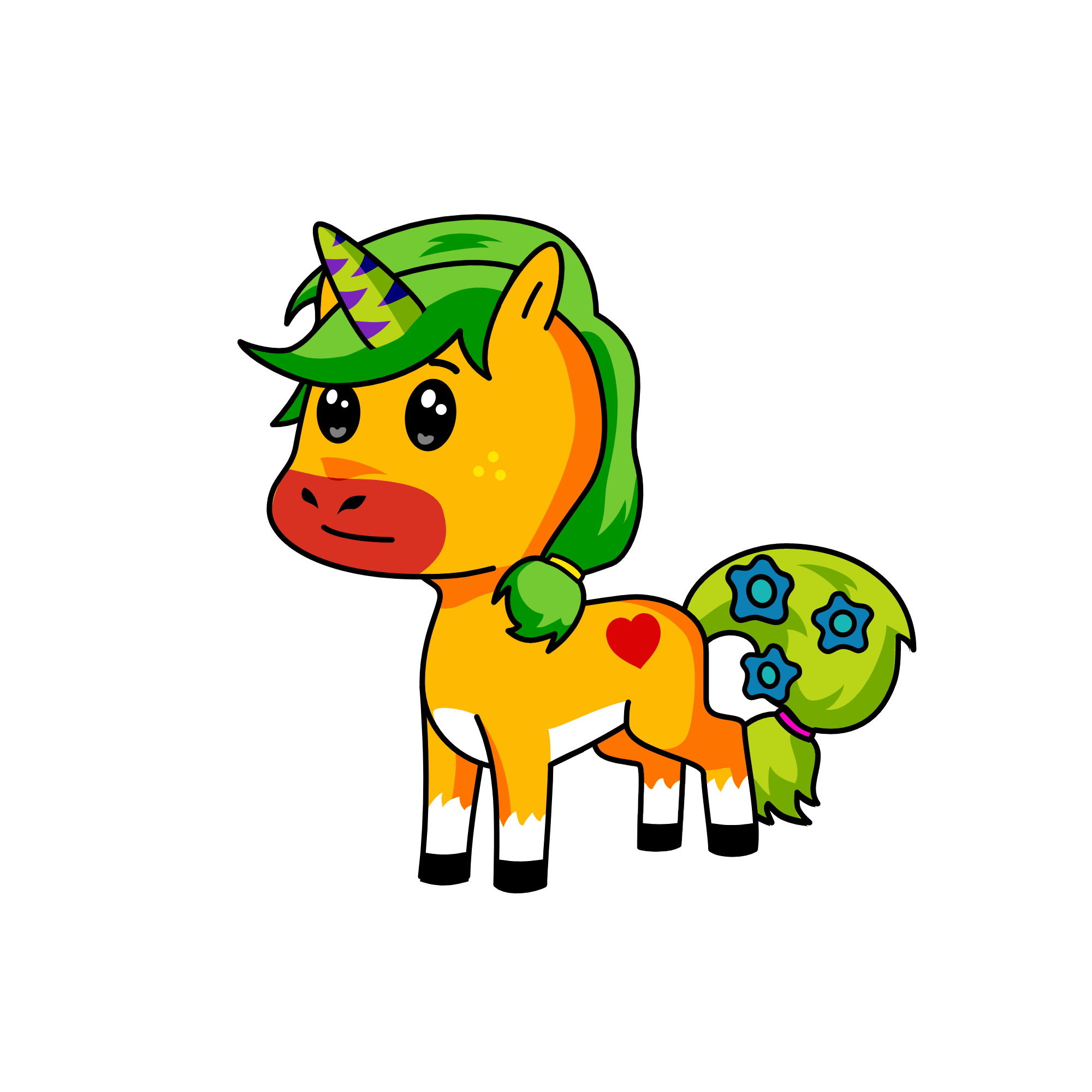 my butie, the unicorn