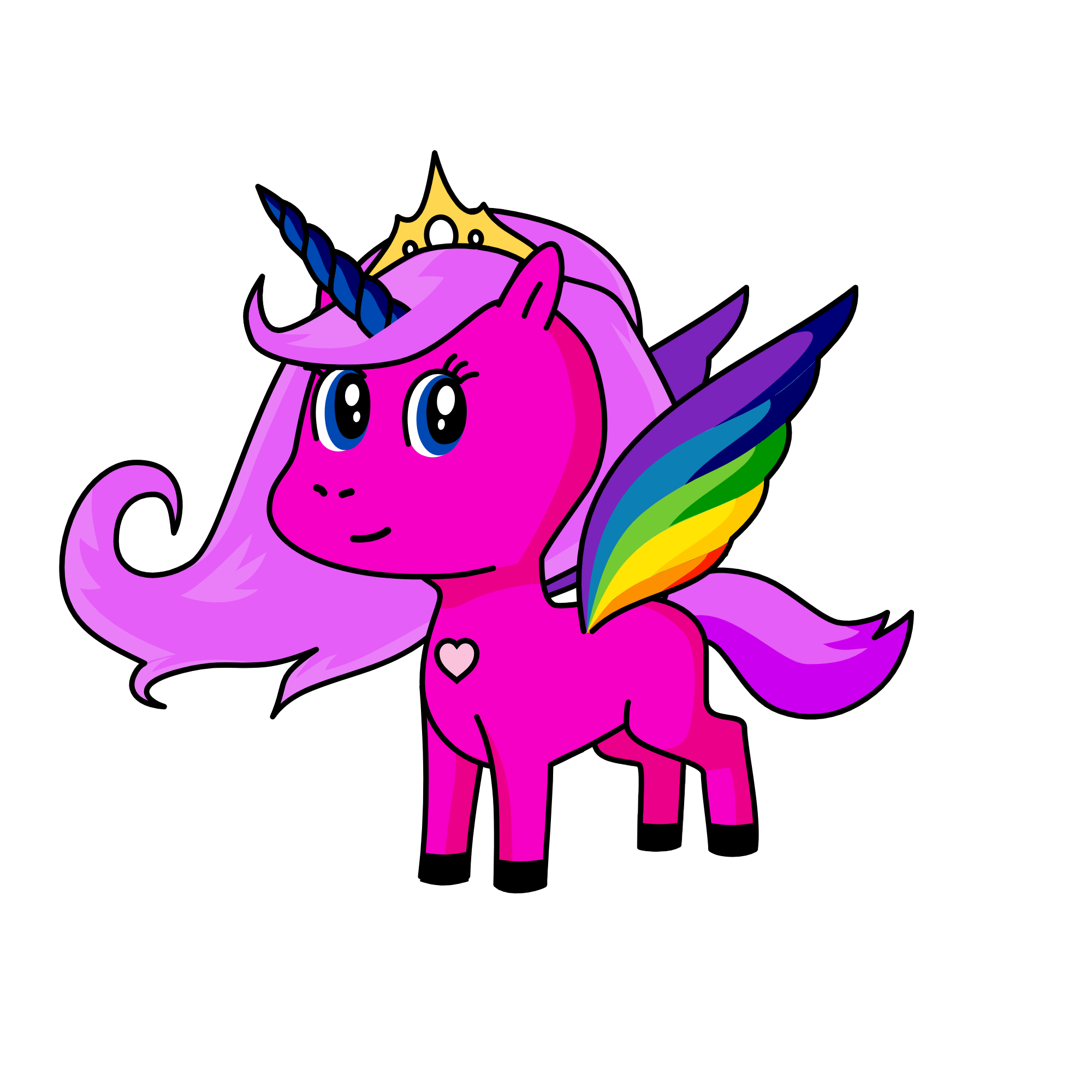 Sky, the unicorn