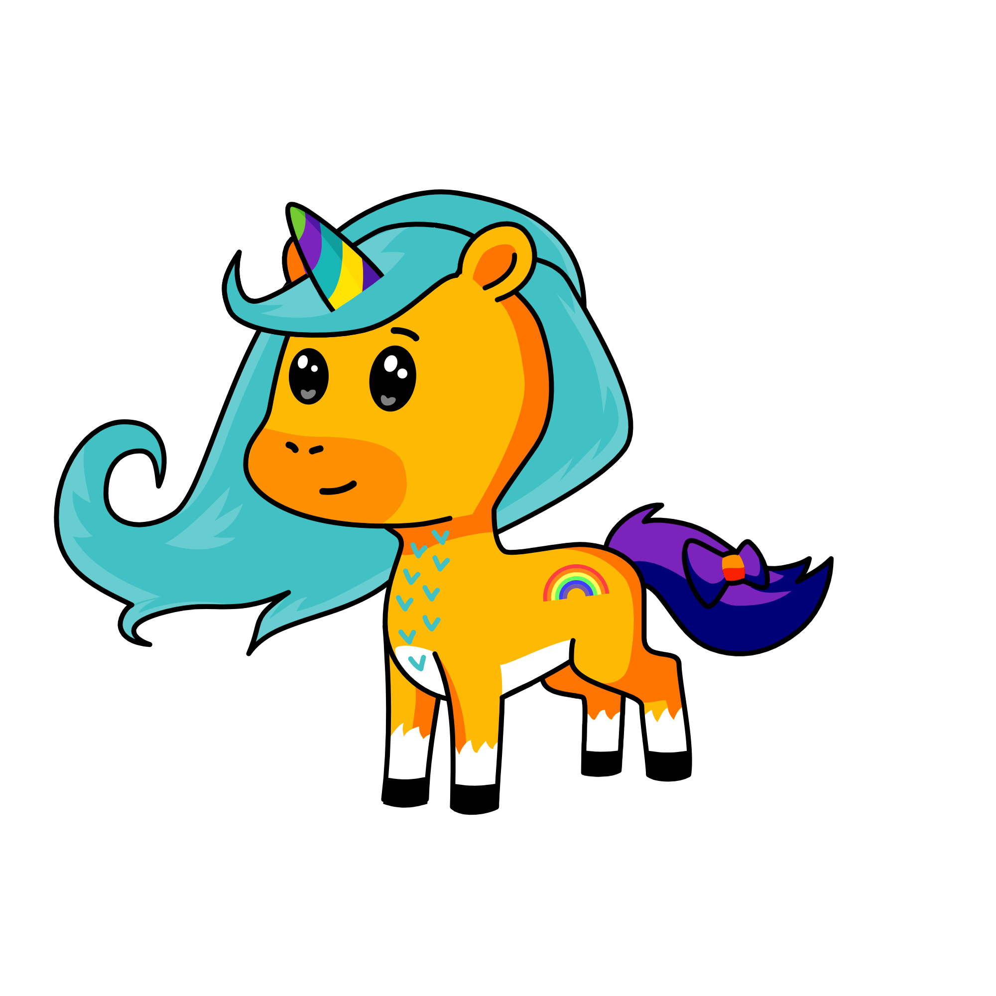 Pearline Blush Ponyspark, the unicorn