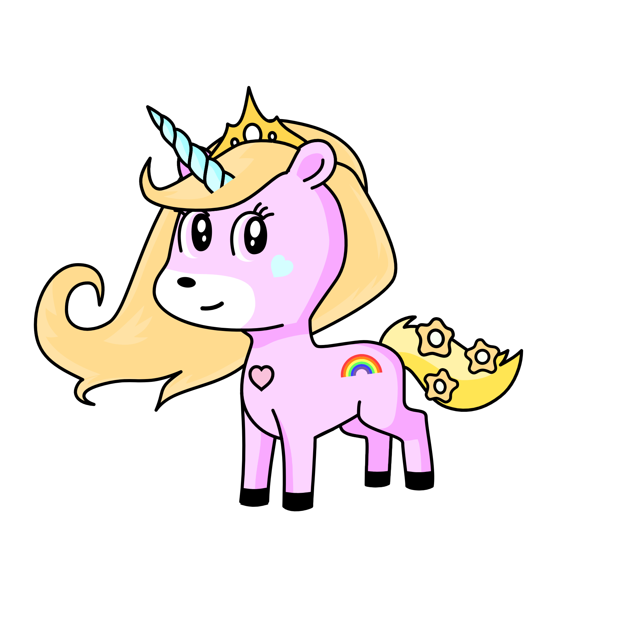 Queeine, the unicorn