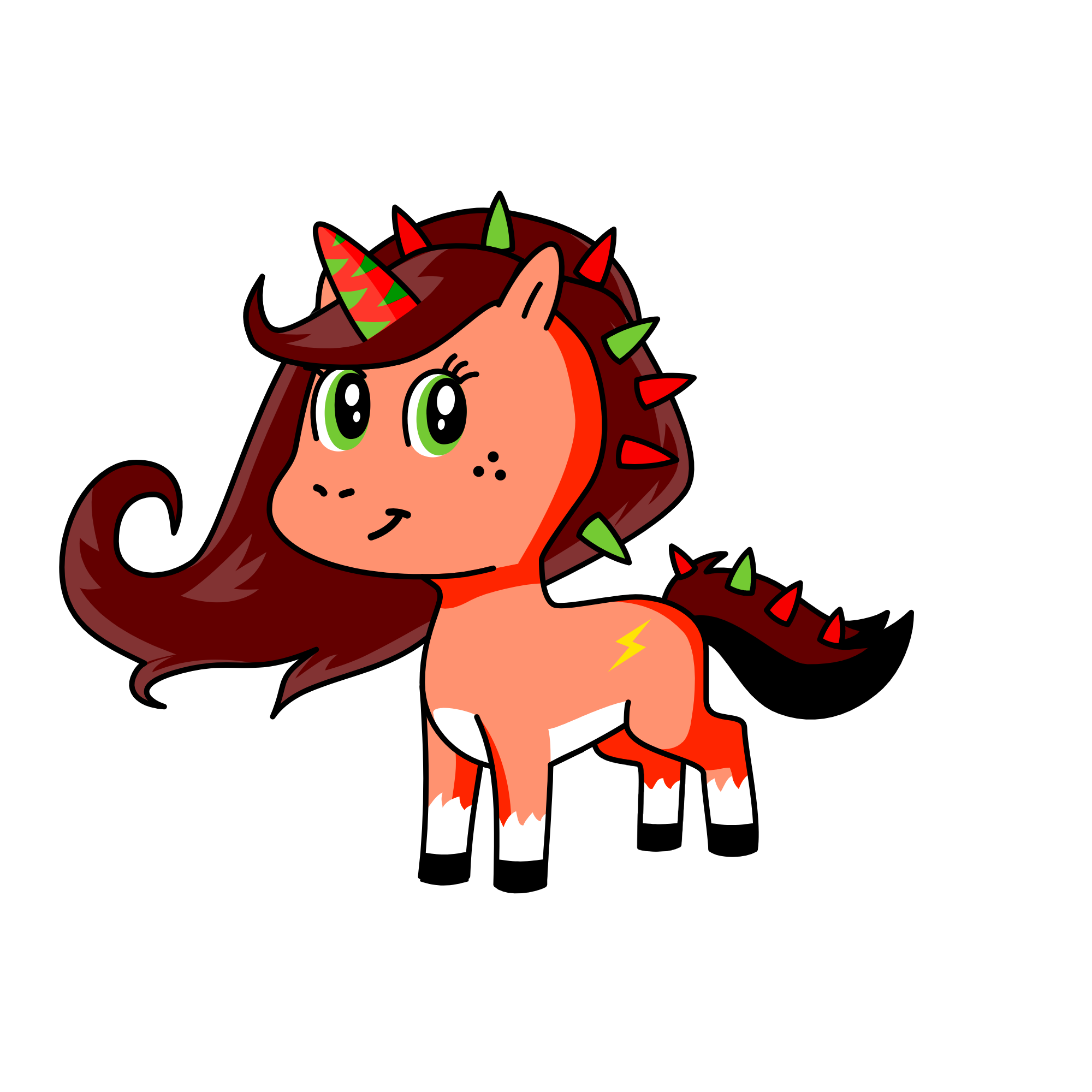 Ready for christmas!, the unicorn