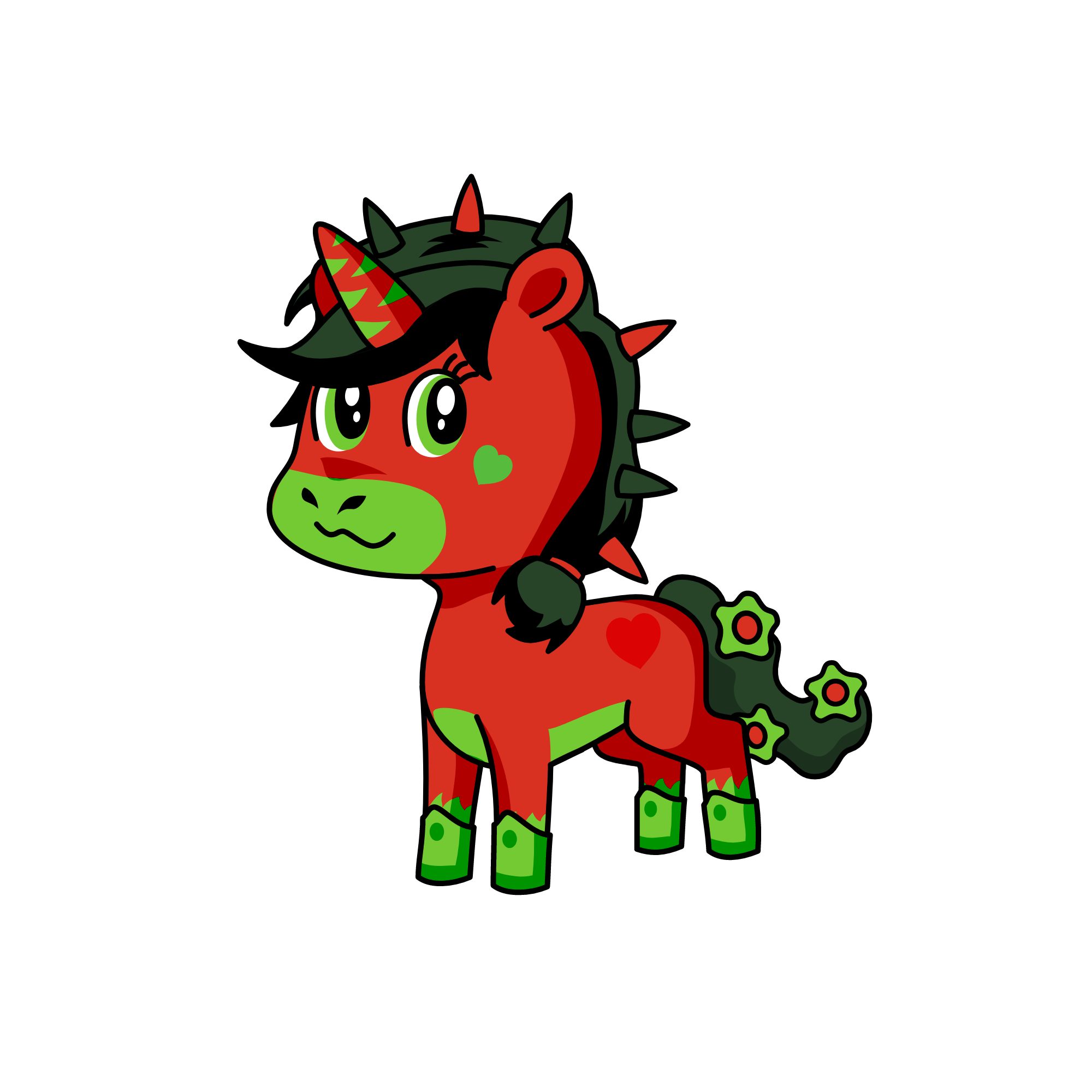 Christmas Lover, the unicorn