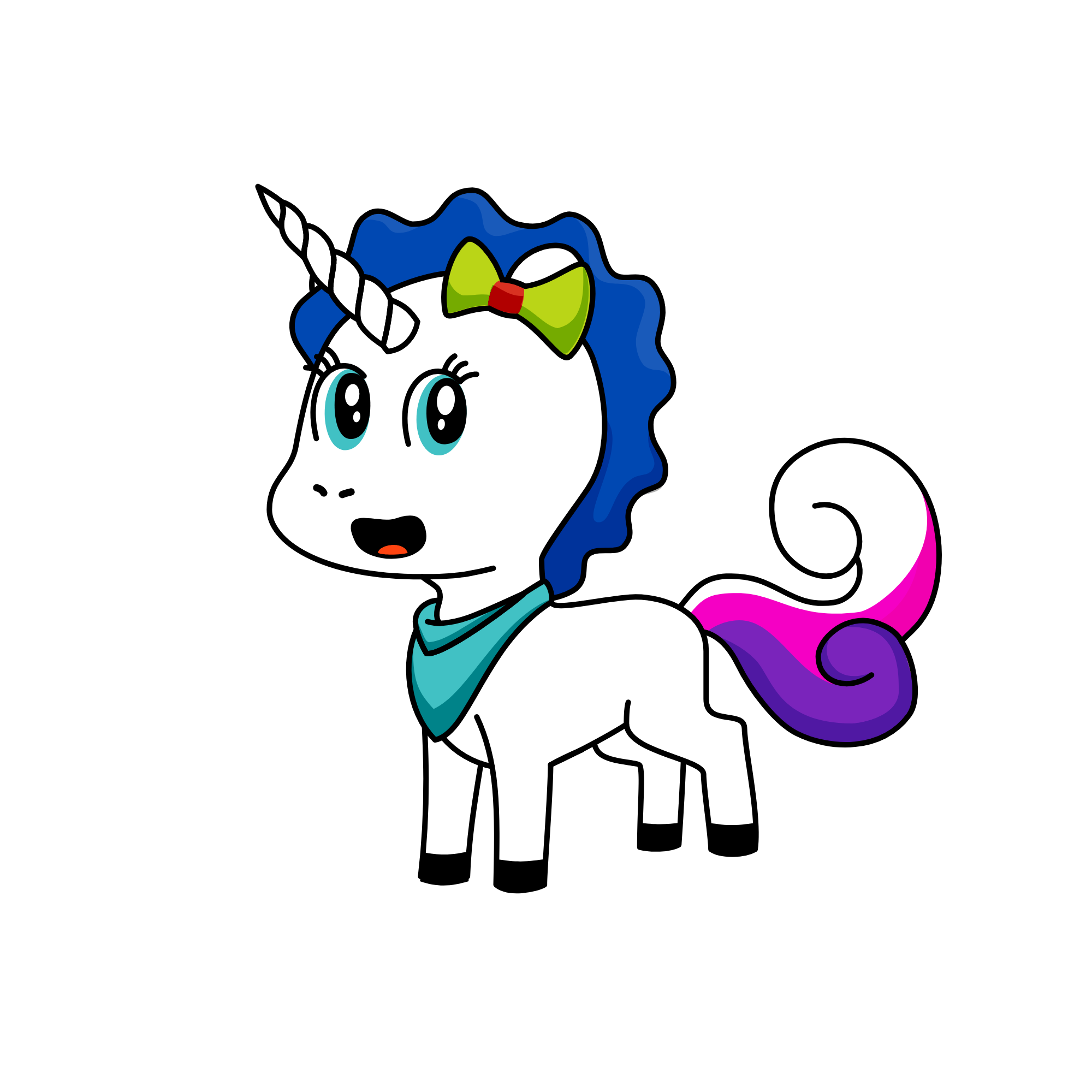 fruit aplee, the unicorn
