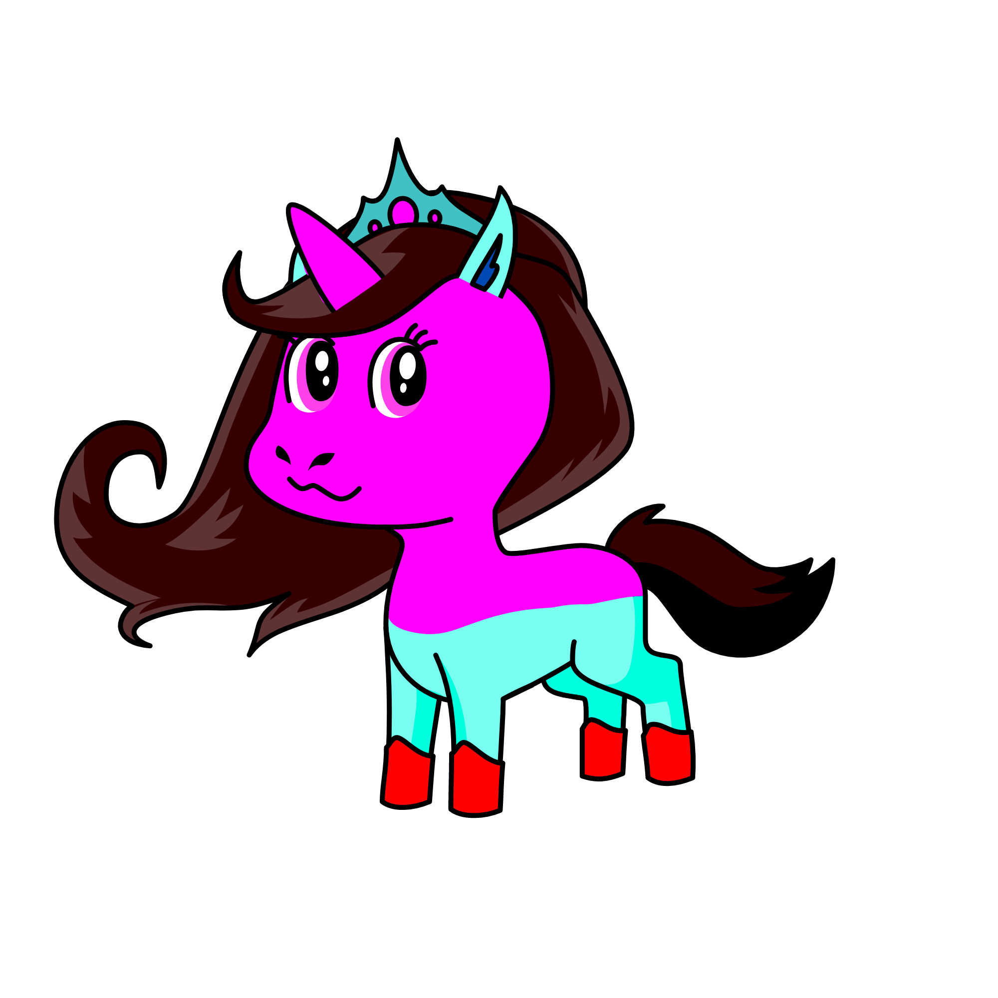 badgirl, the unicorn