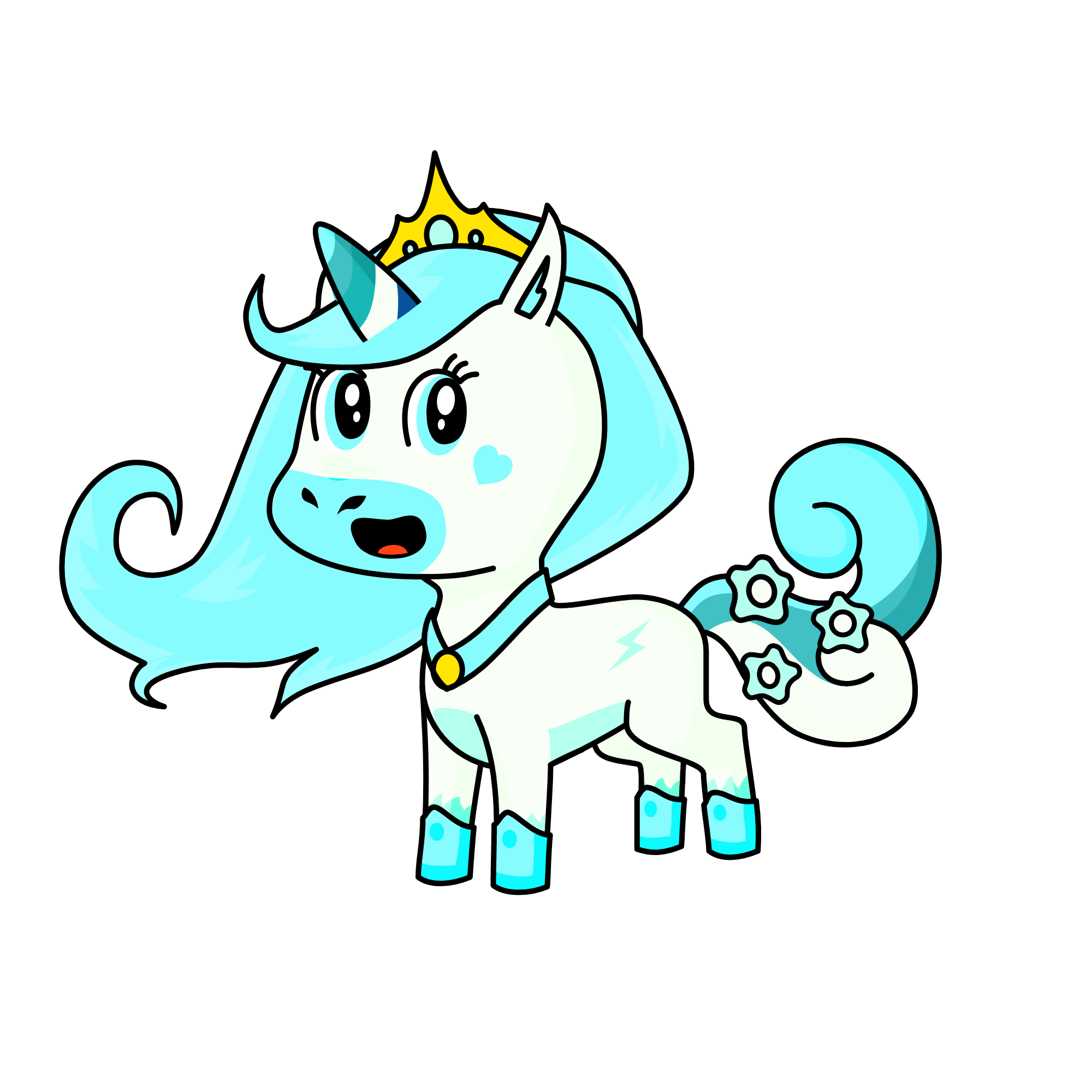 crystal, the unicorn