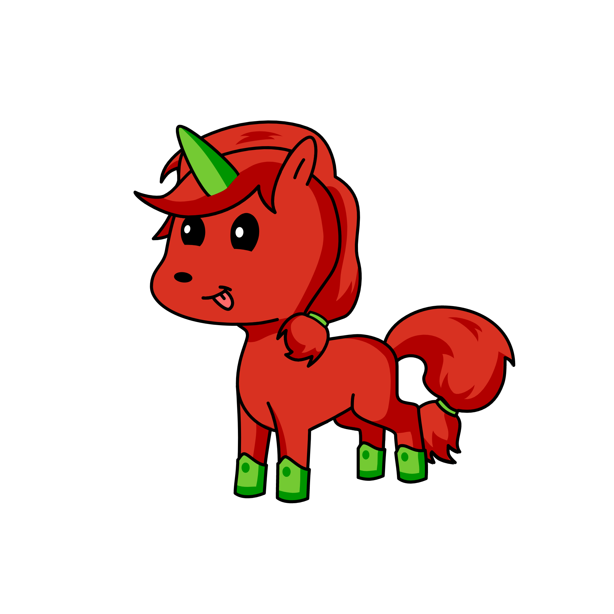 ITS LE REINDEER, the unicorn