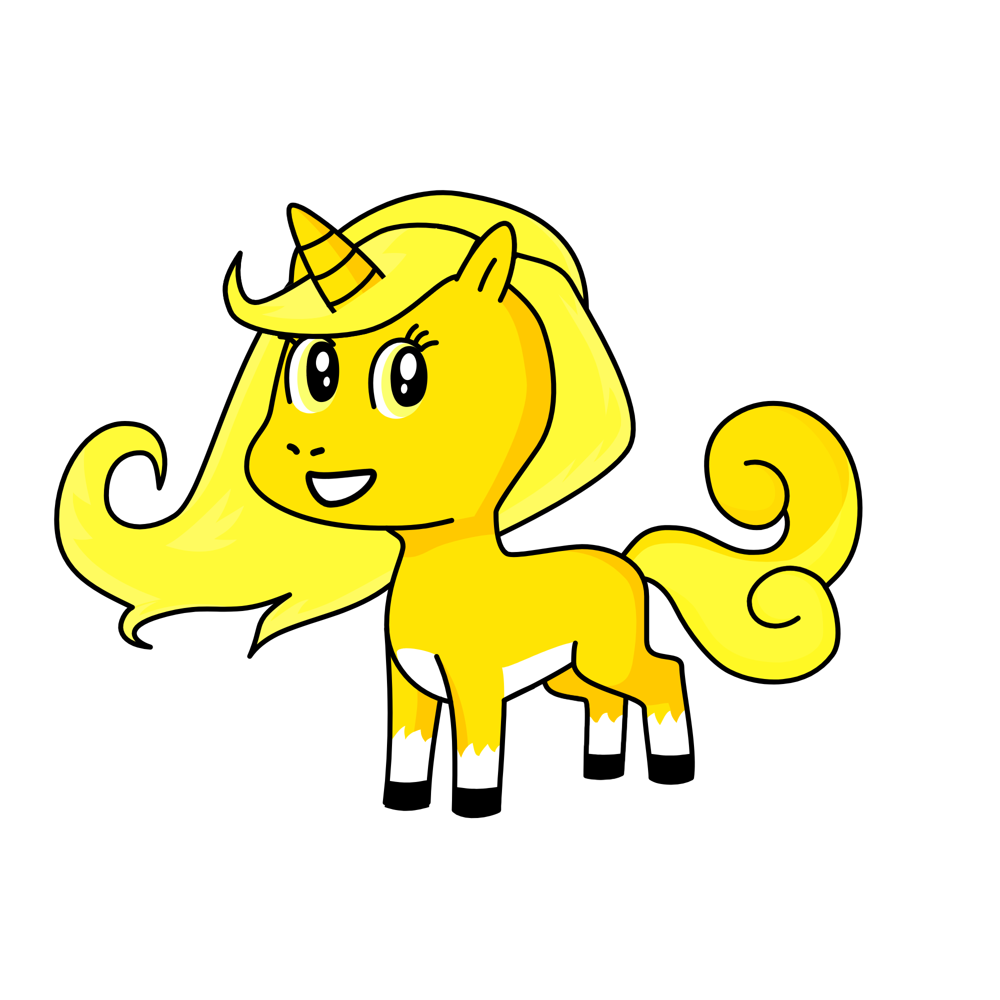 Sunshine, the unicorn