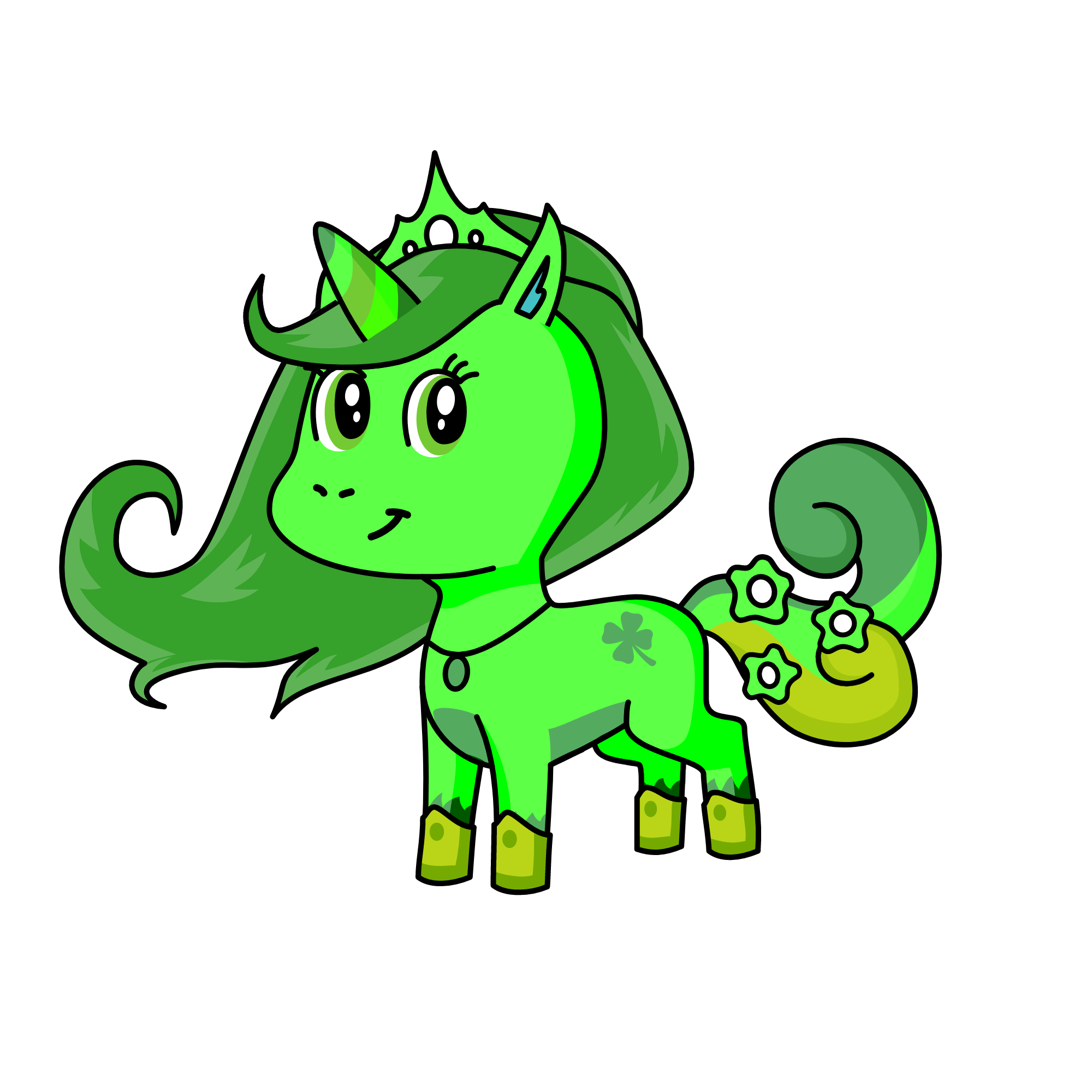 greenicorn, the unicorn