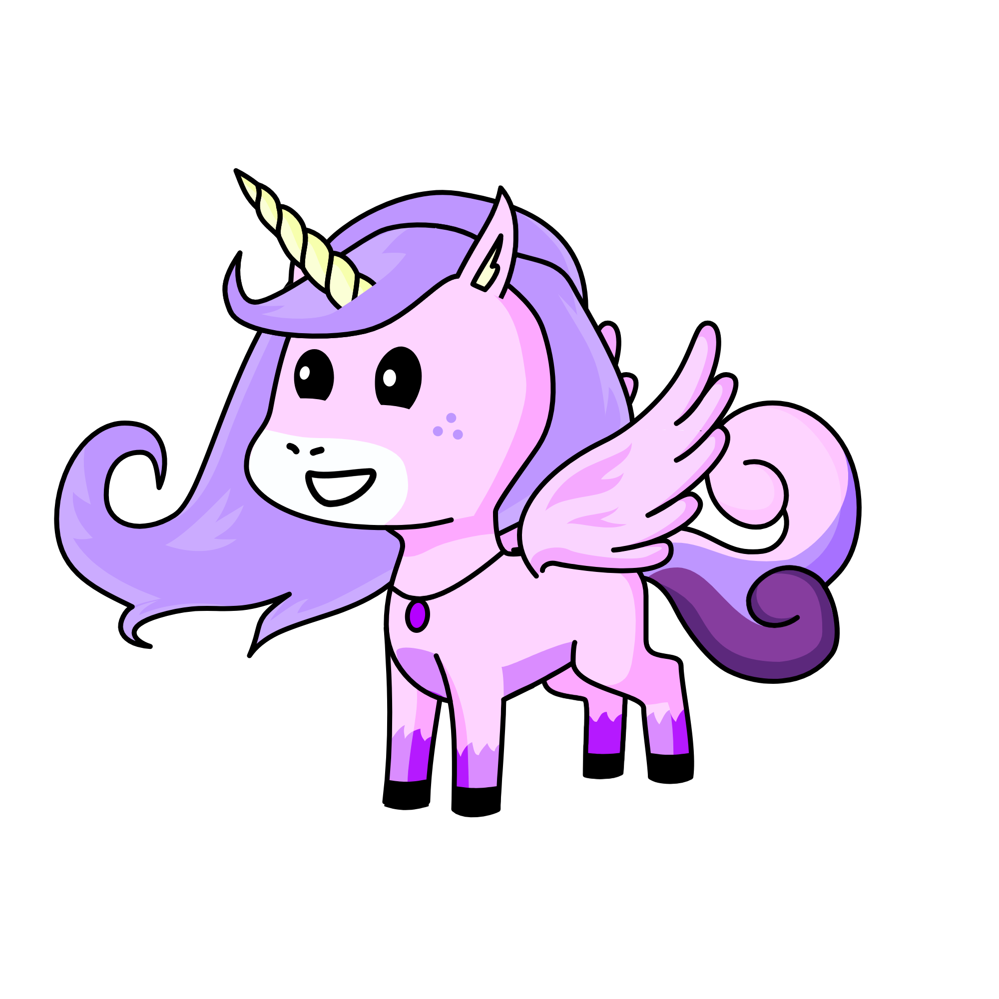 candy cane, the unicorn