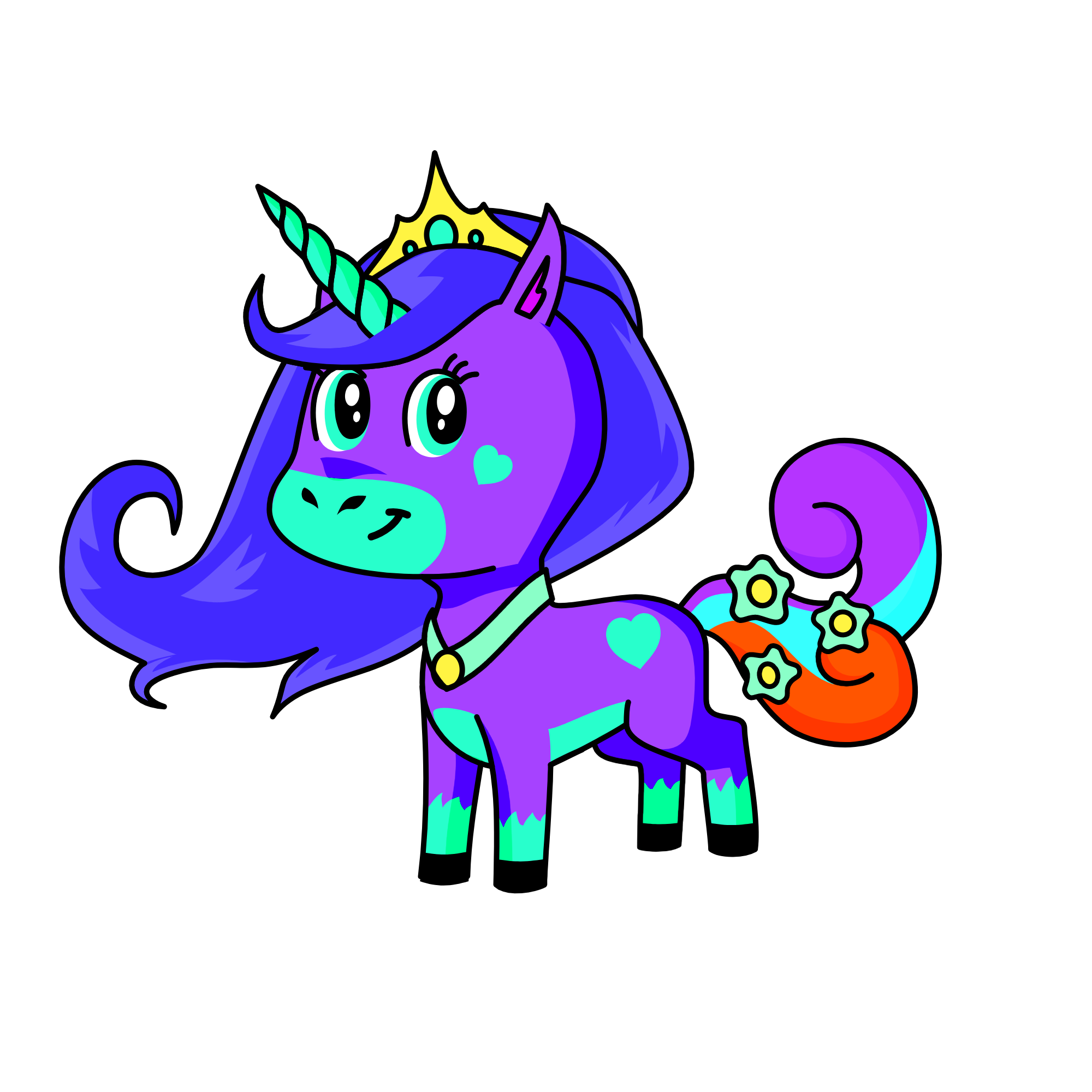 PRINCESS JOJO THE UNICORN, the unicorn