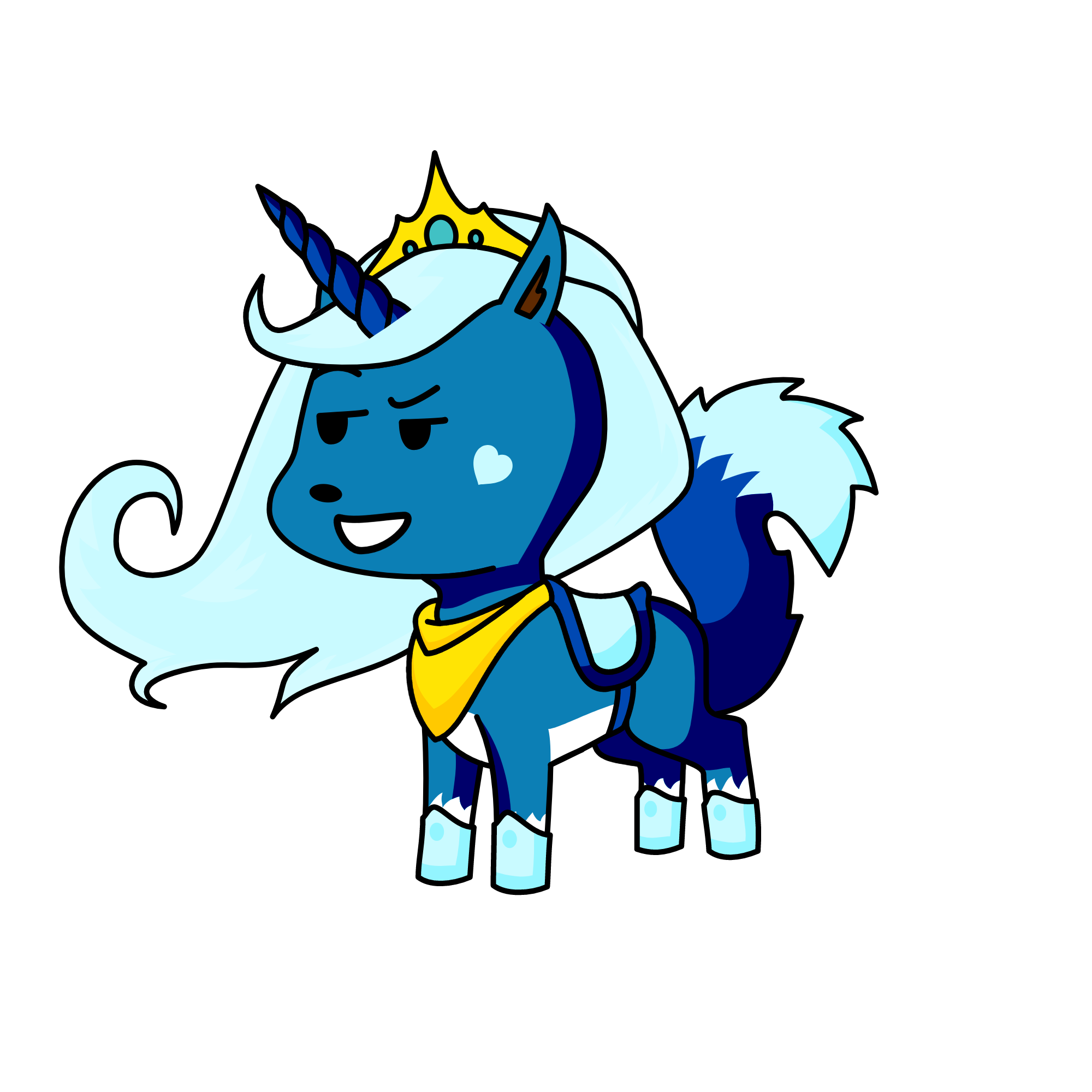 Sky, the unicorn