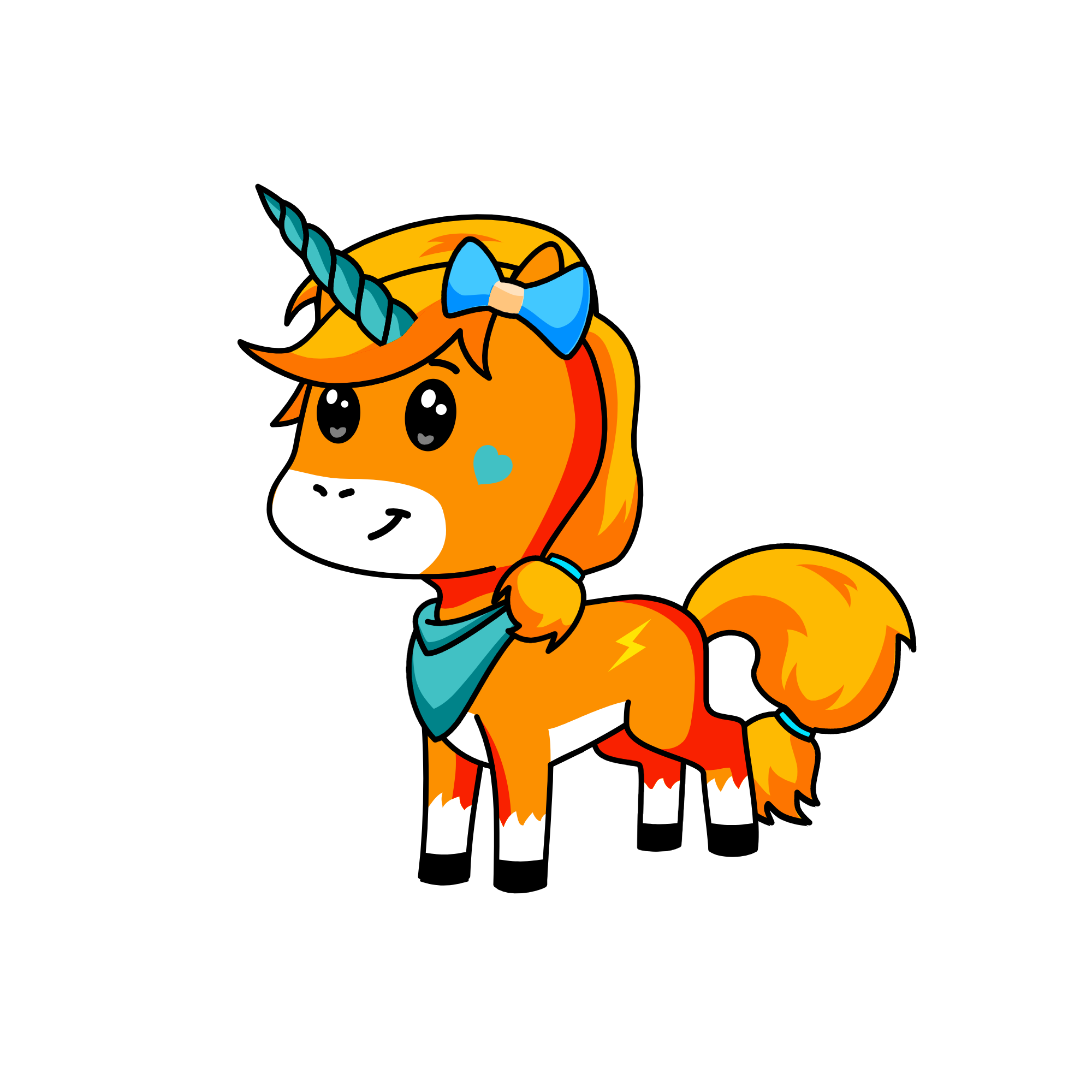 Lucky, the unicorn