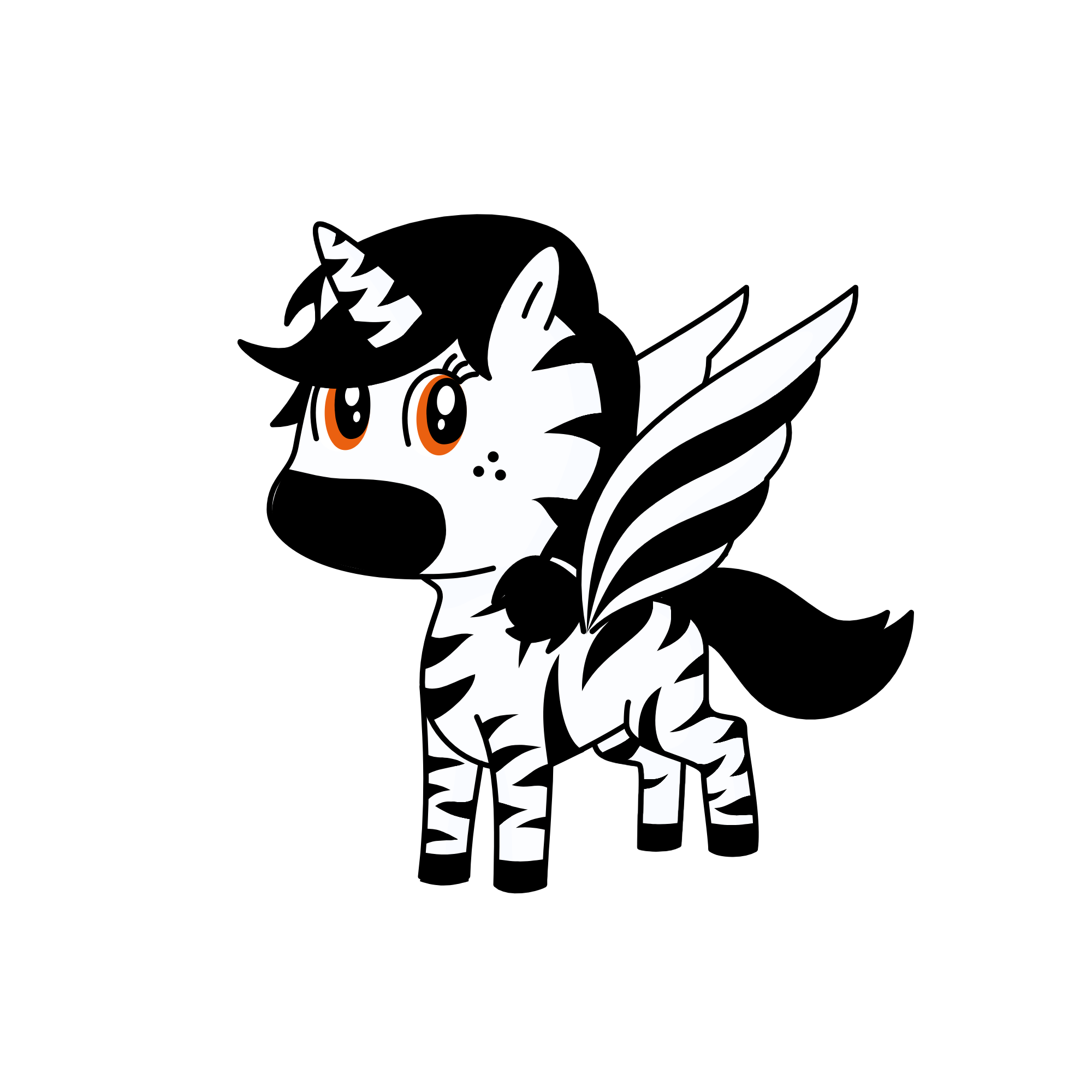 uni-zebra, the unicorn