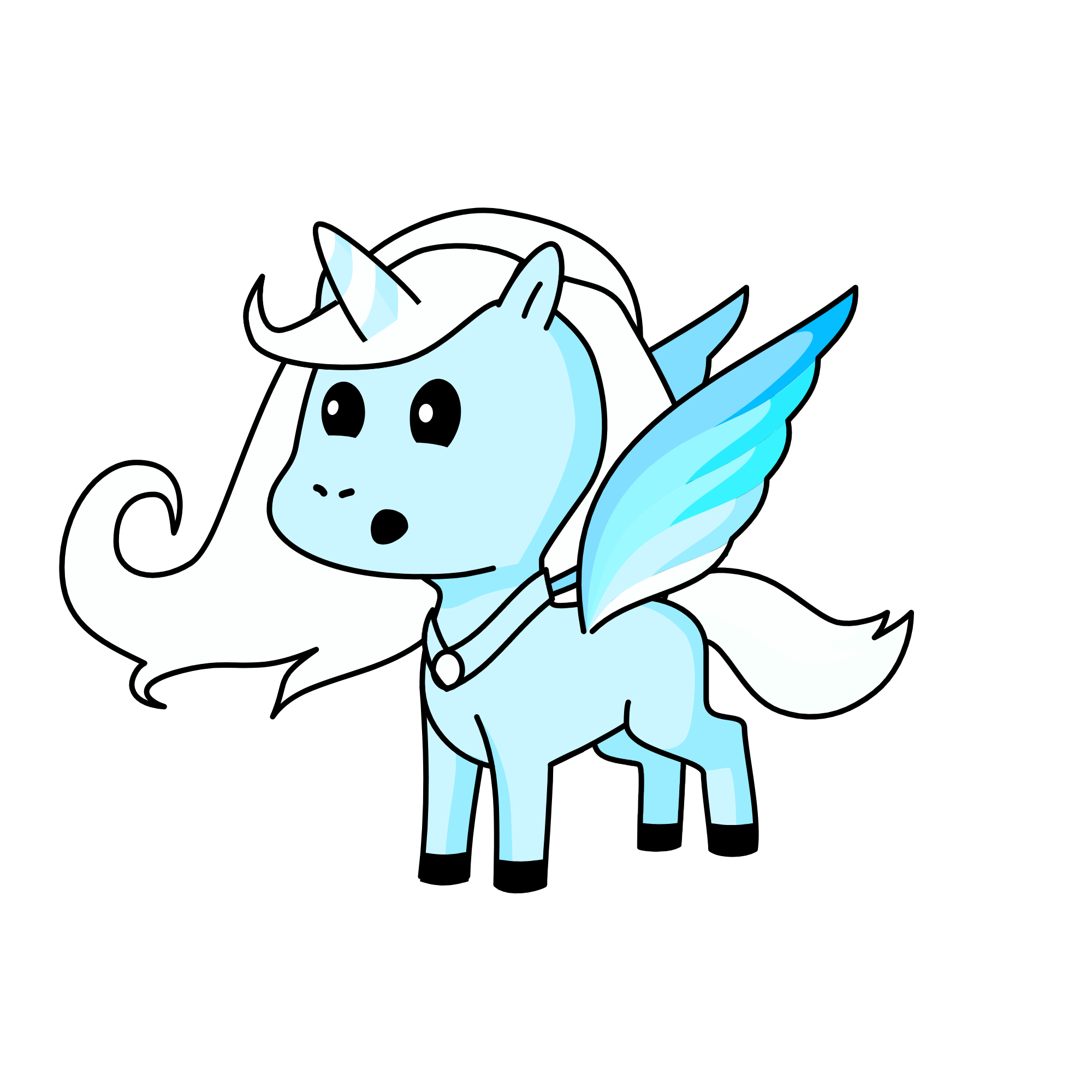 crystal, the unicorn