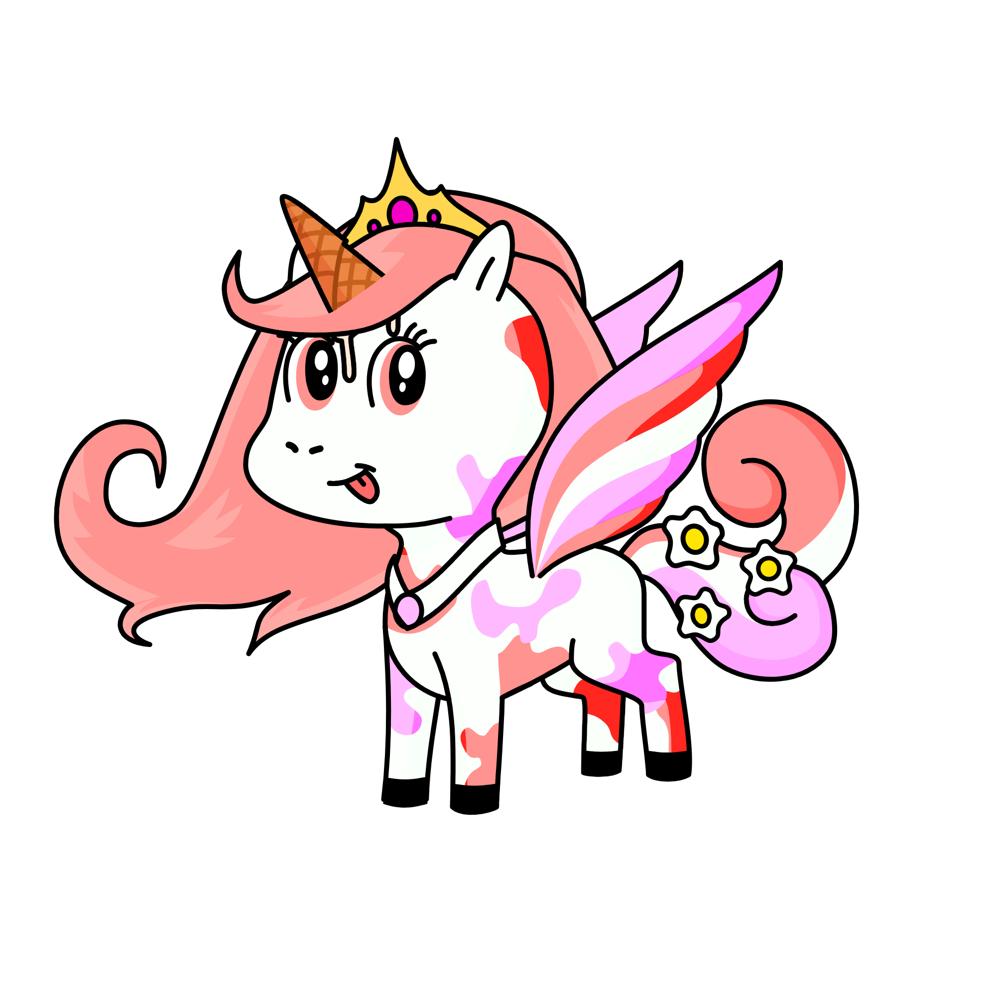 Vanilla Ice Cream, the unicorn