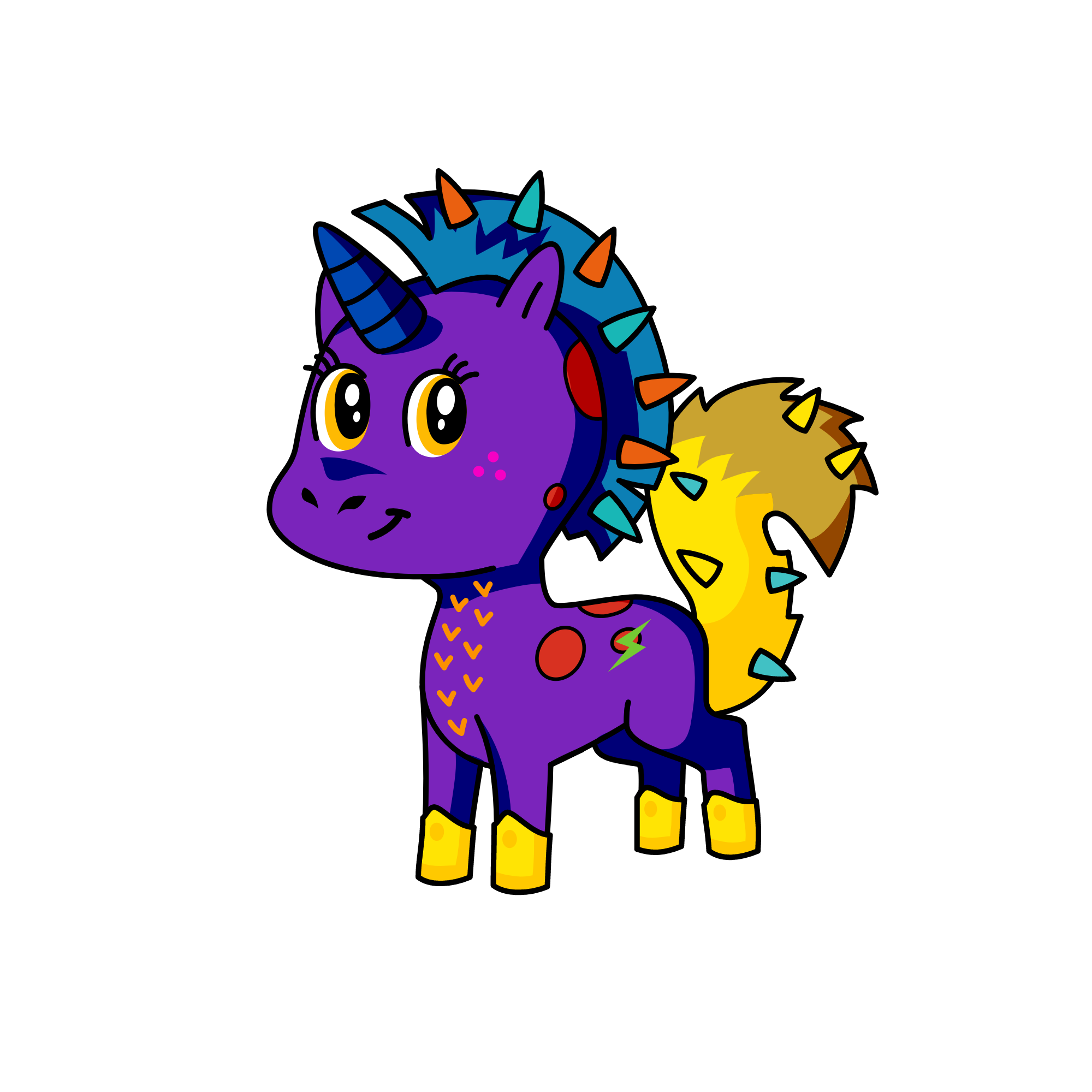 Pebbles, the unicorn
