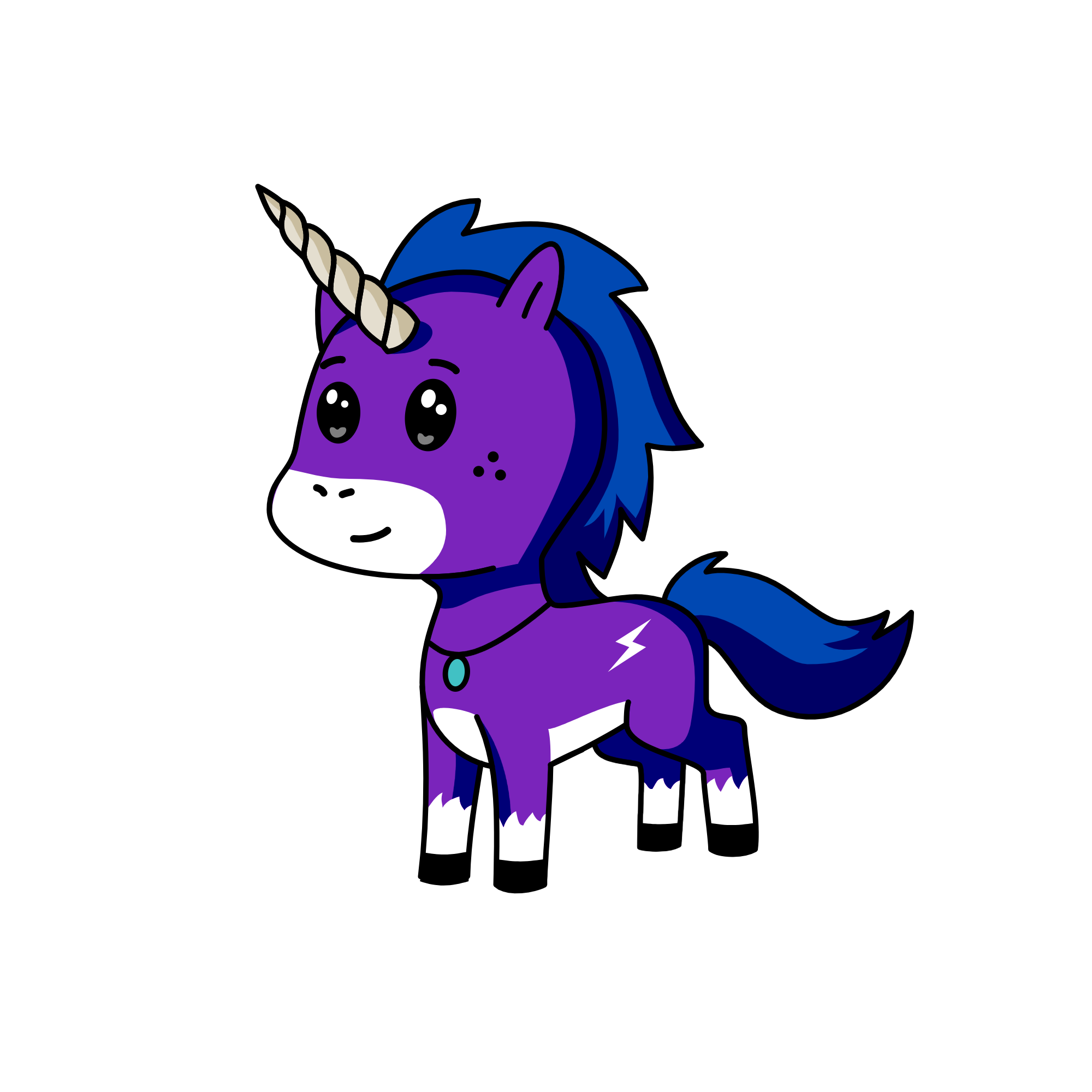 Midnight, the unicorn