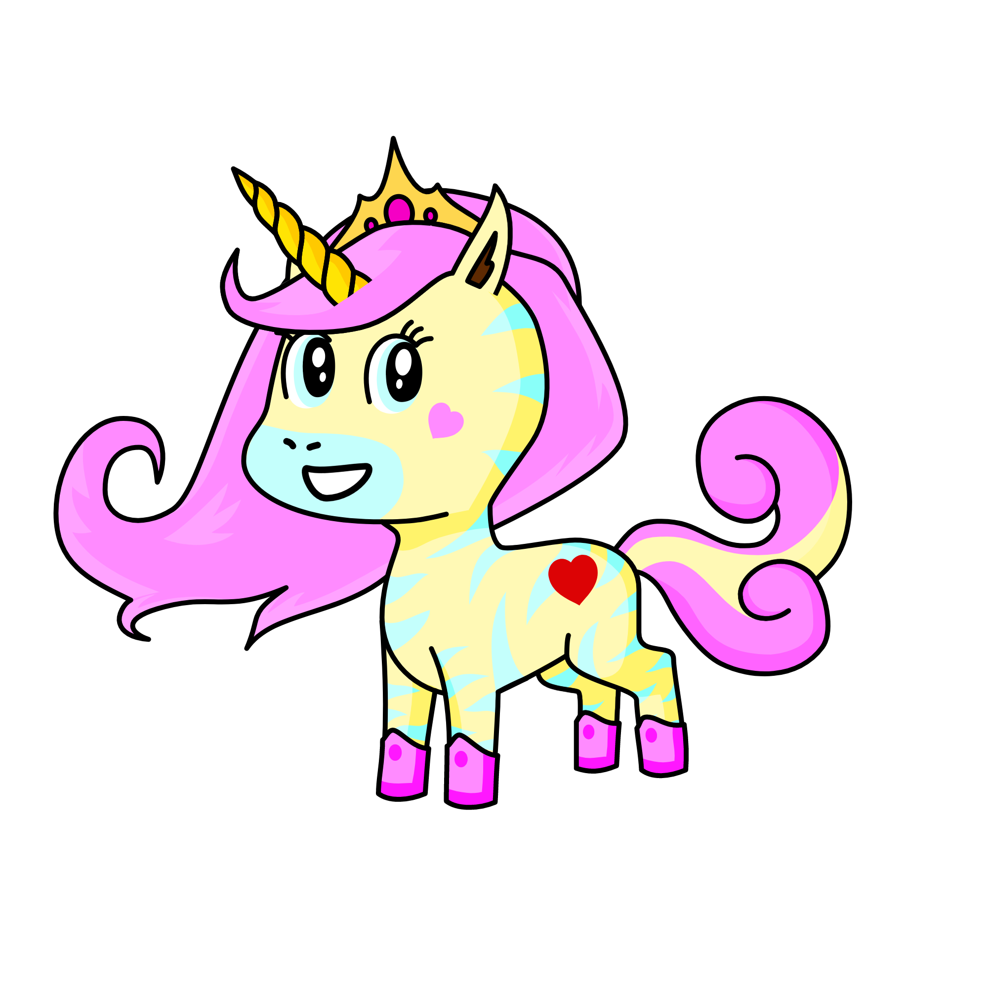 princess, the unicorn