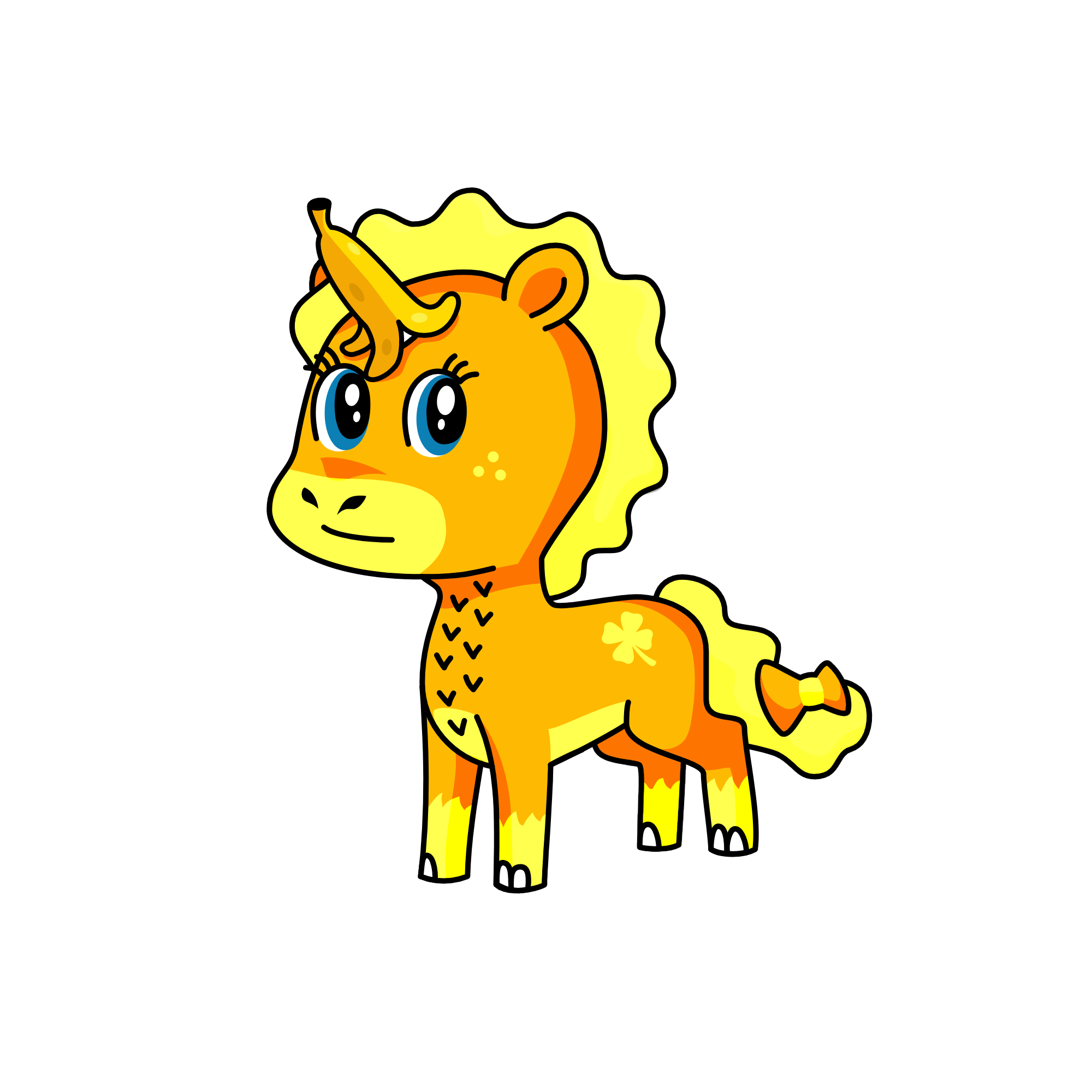 Banana split, the unicorn