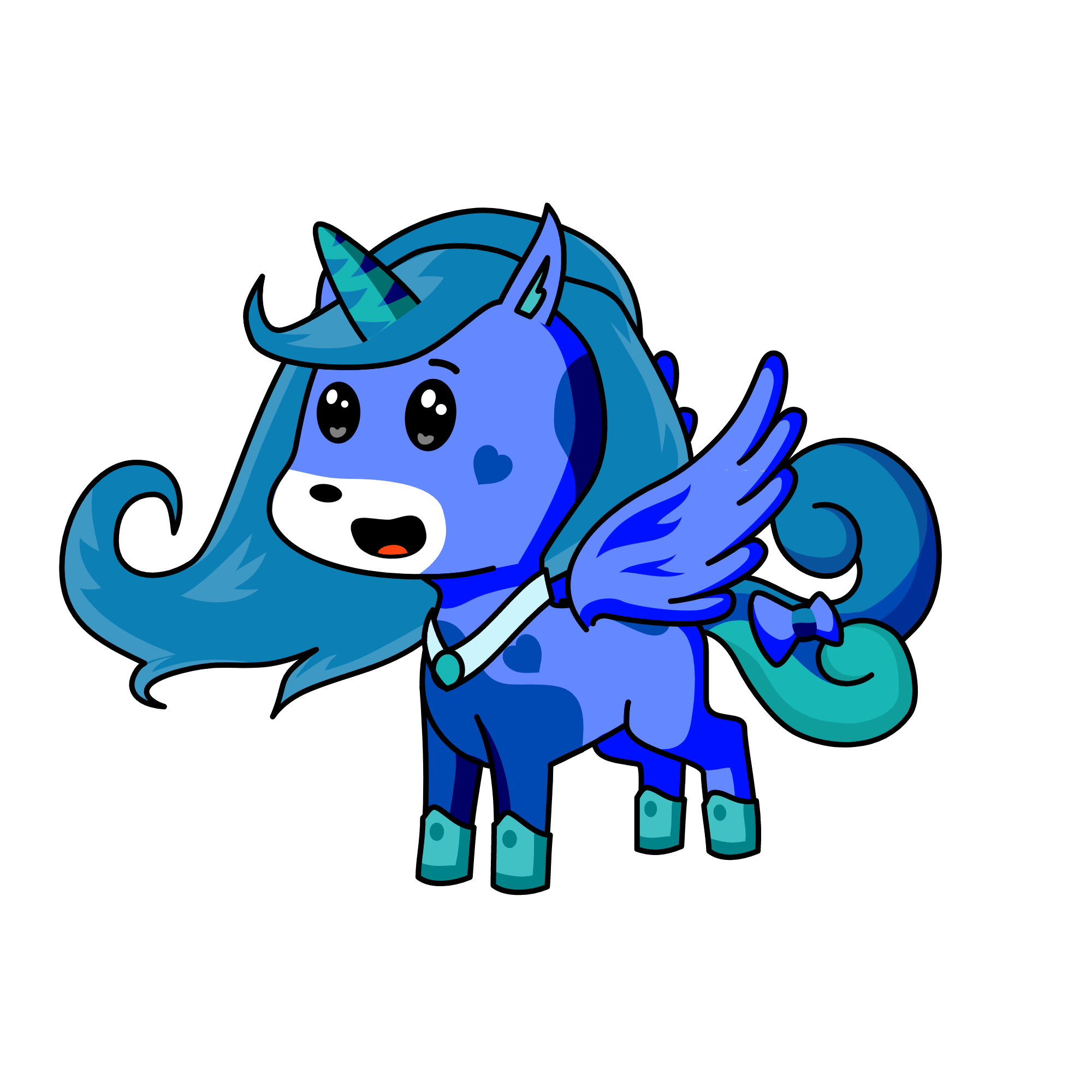 air B.B, the unicorn