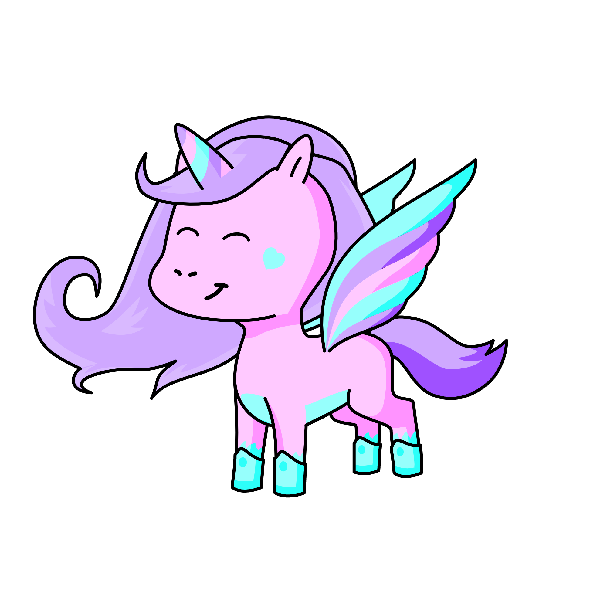 cotton candy, the unicorn