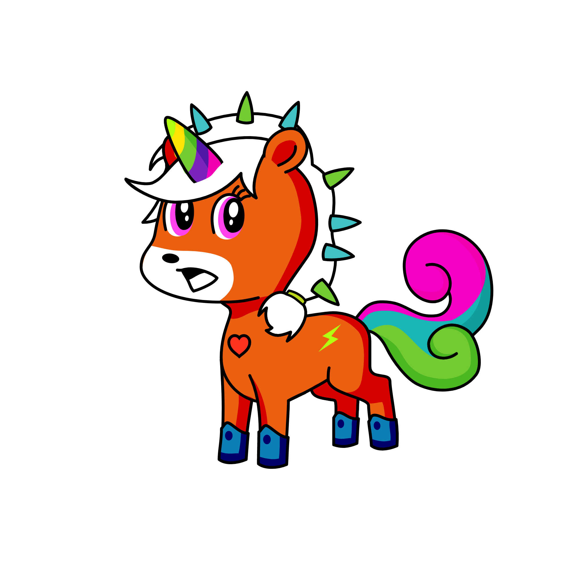 Cutie, the unicorn
