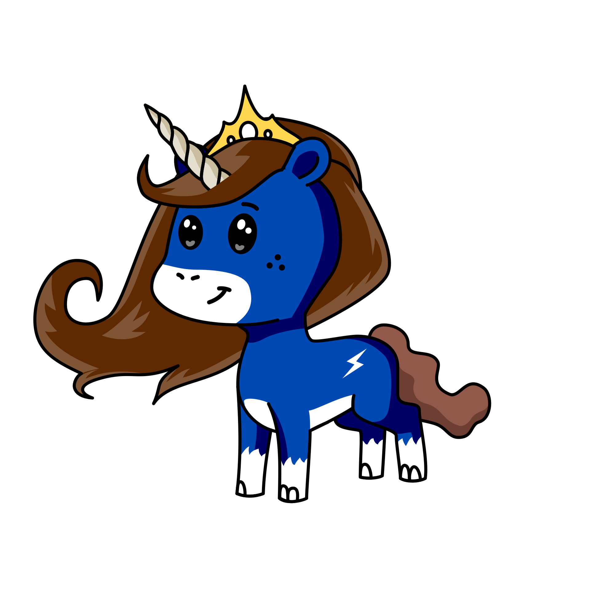 Sparlkes, the unicorn