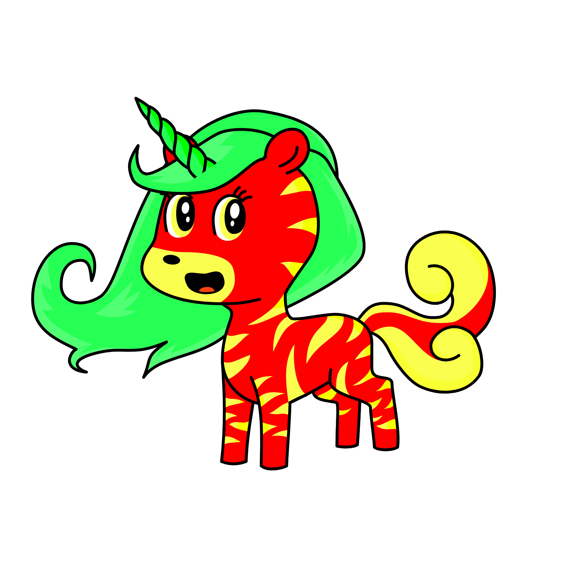 tigerellas are tomatoes plants, the unicorn