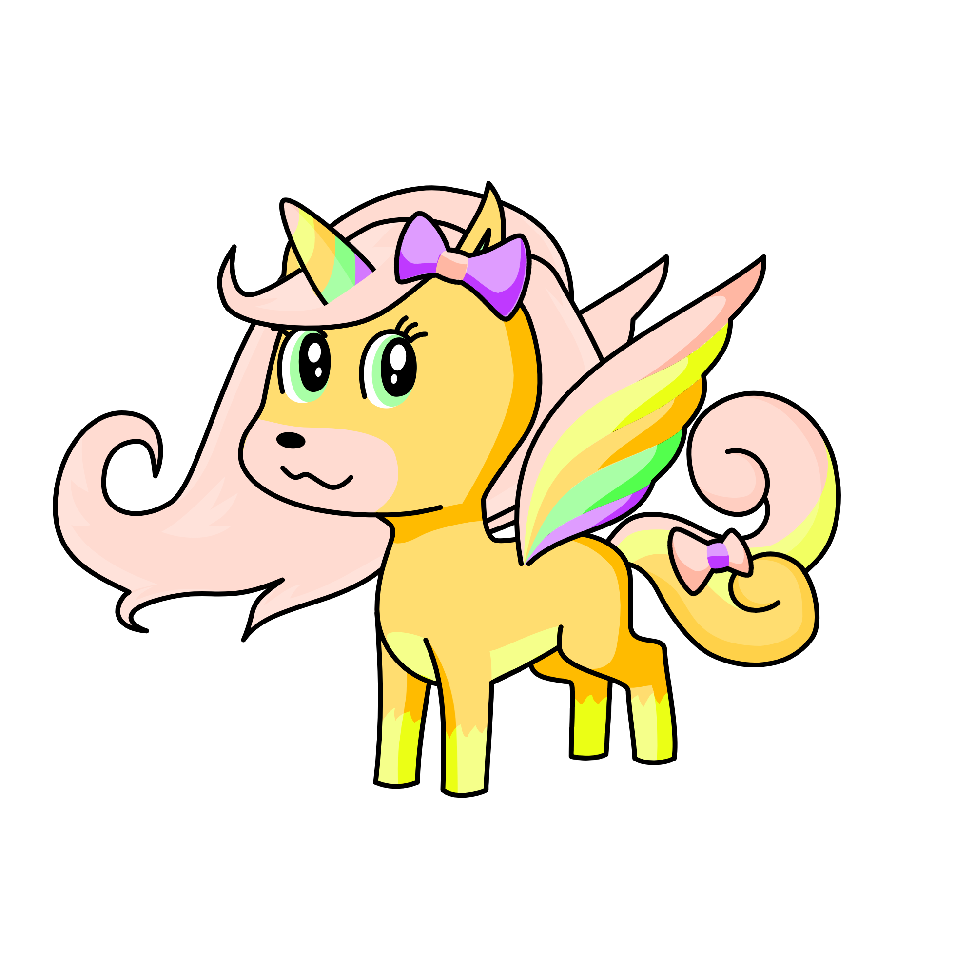 Peachy🍑, the unicorn