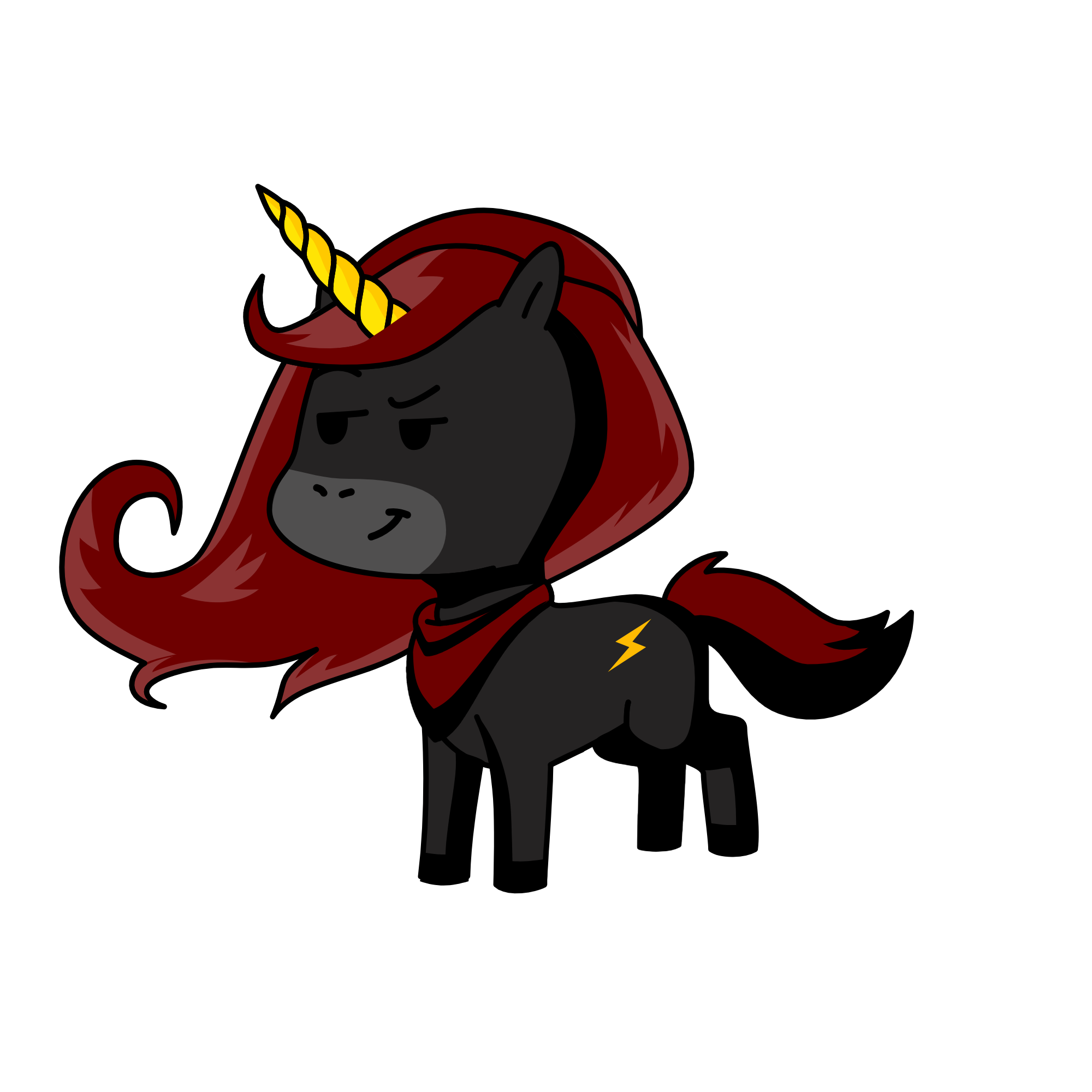 Thalia, the unicorn