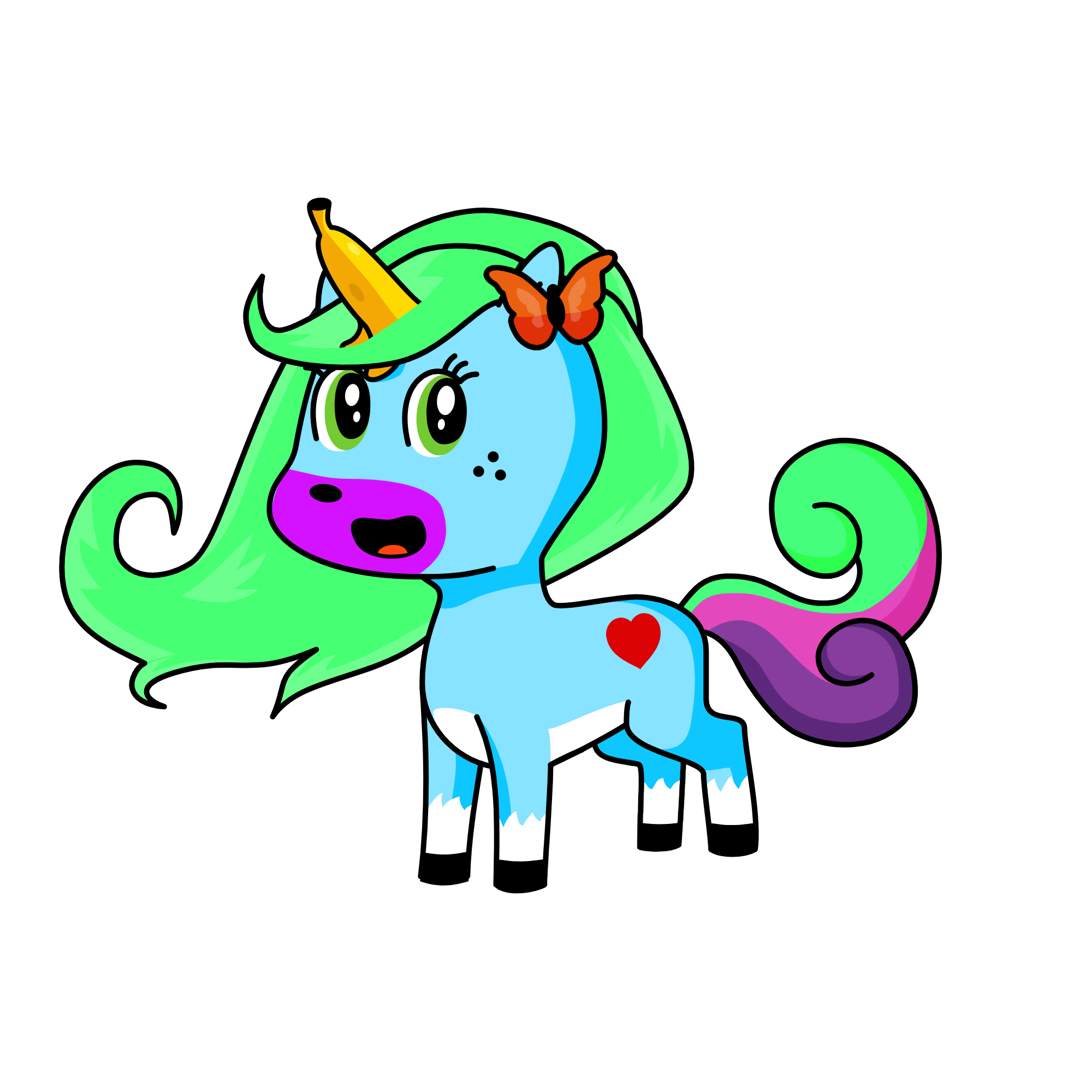 Elise, the unicorn