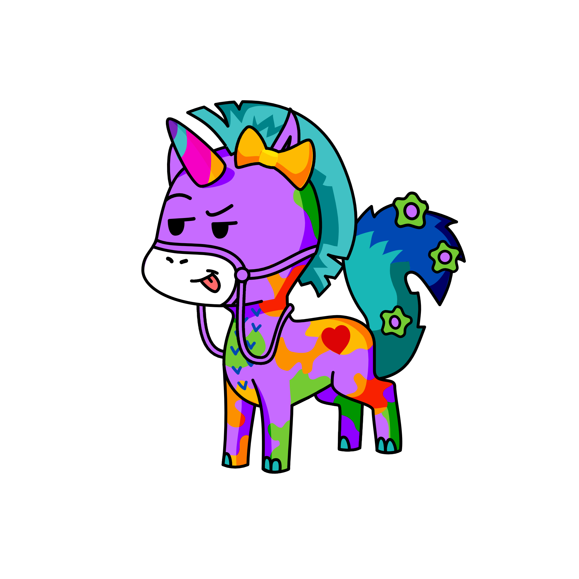 PartyDude, the unicorn