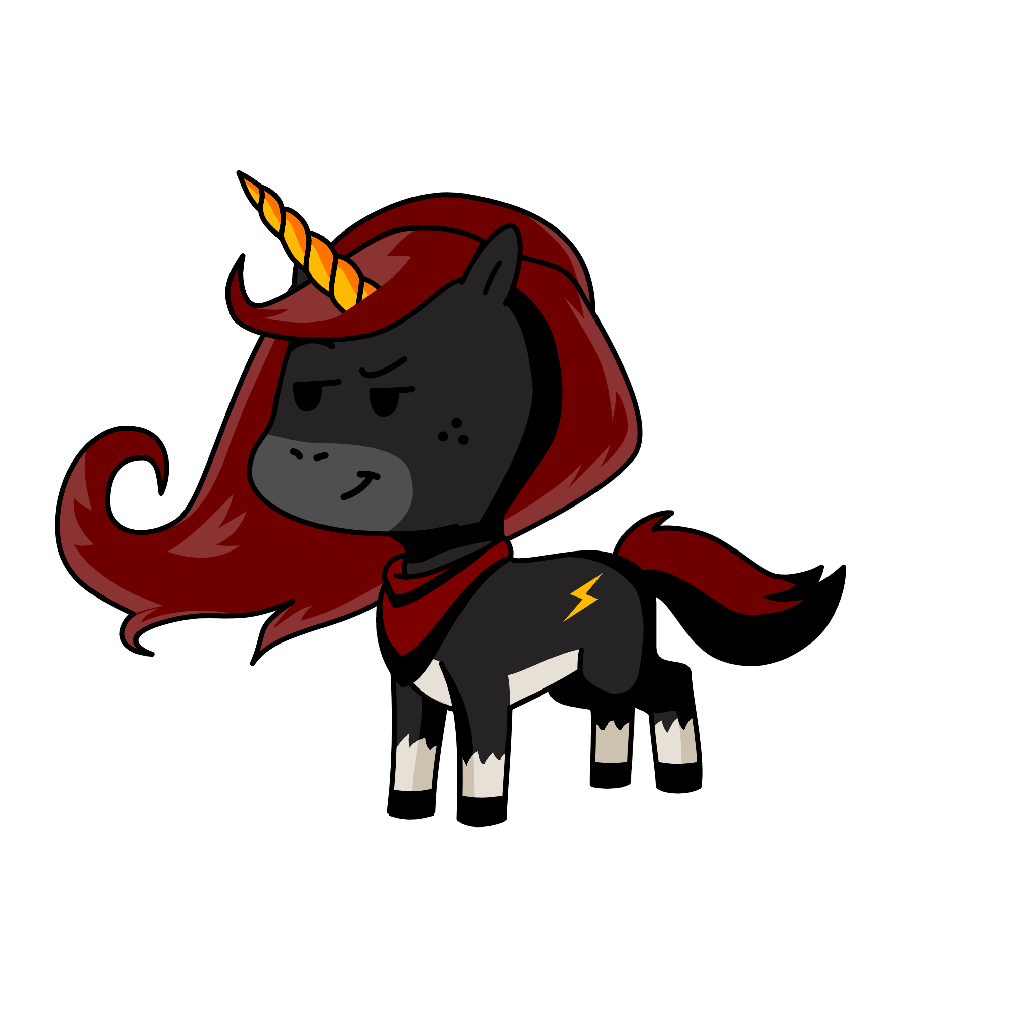 Thalia, the unicorn