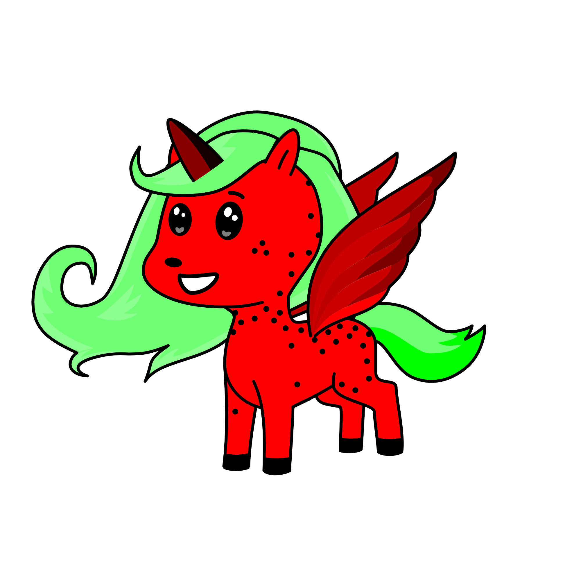 strawberry queen, the unicorn