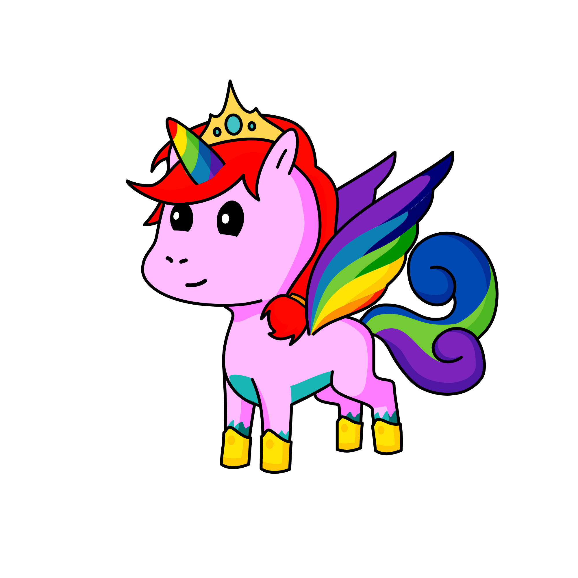 rainbow-chan, the unicorn