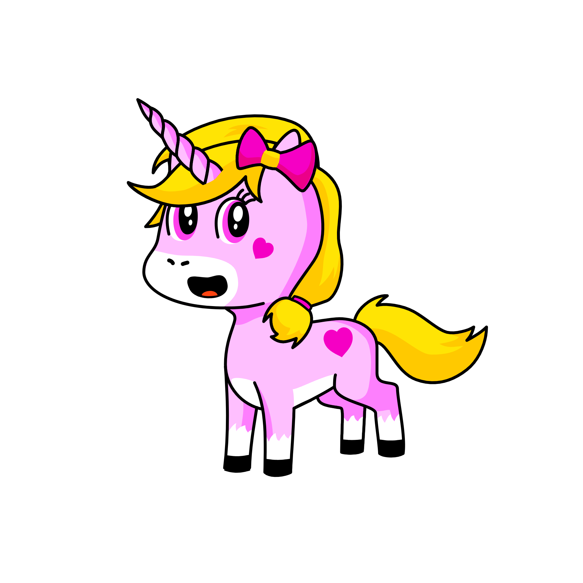 pinky, the unicorn
