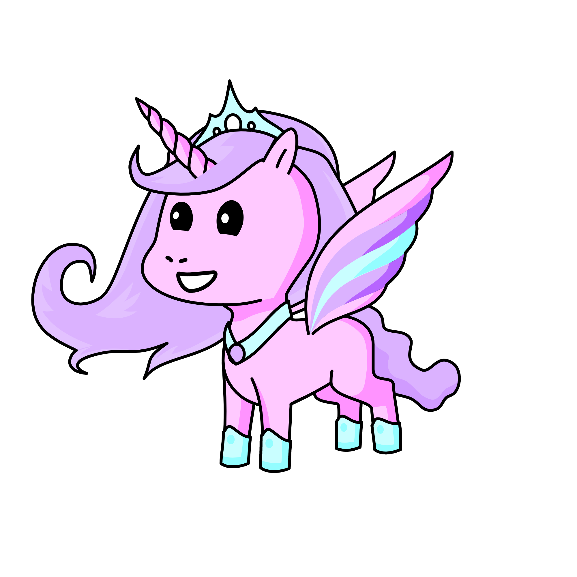 Princess Cotton Candy, the unicorn