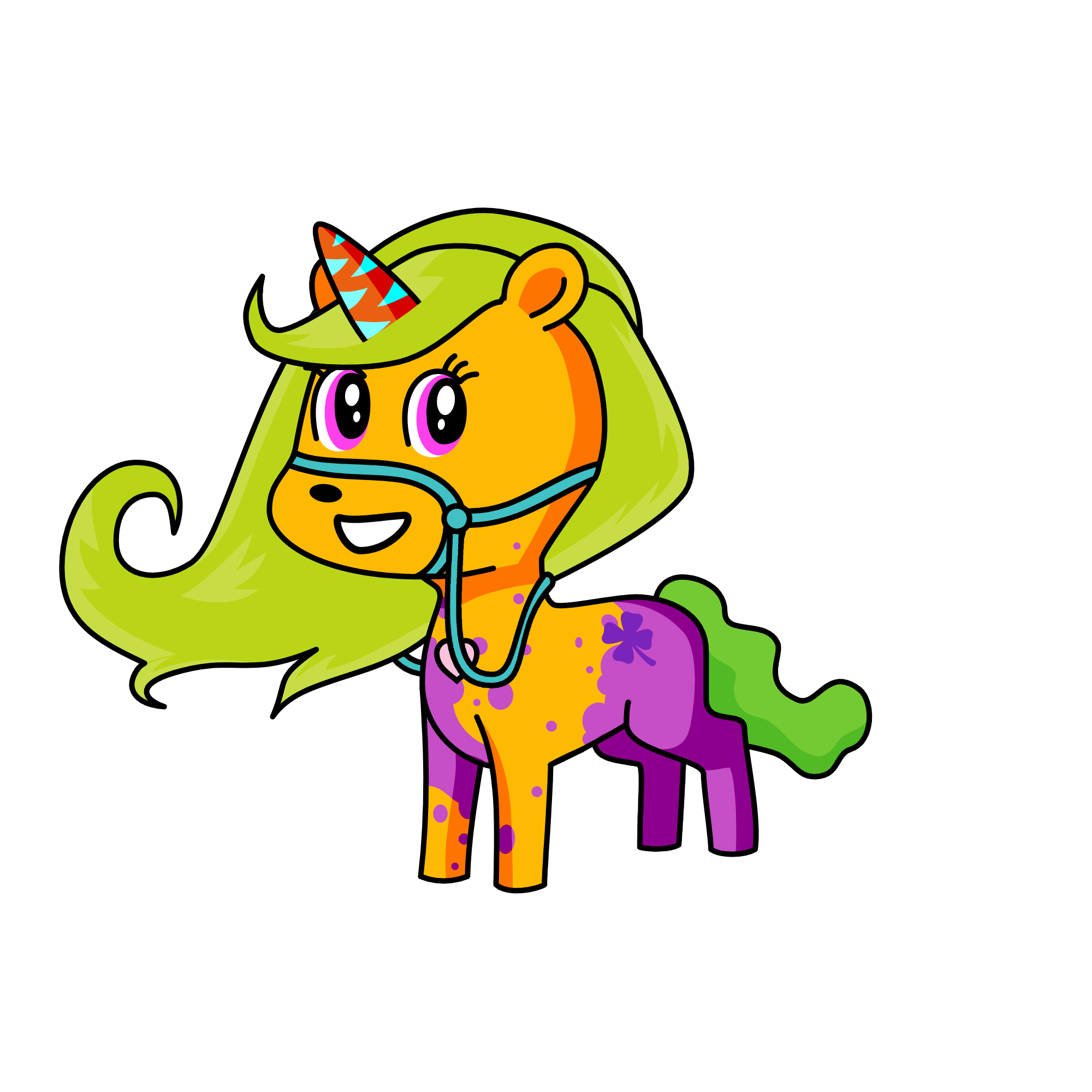 Anastazja, the unicorn