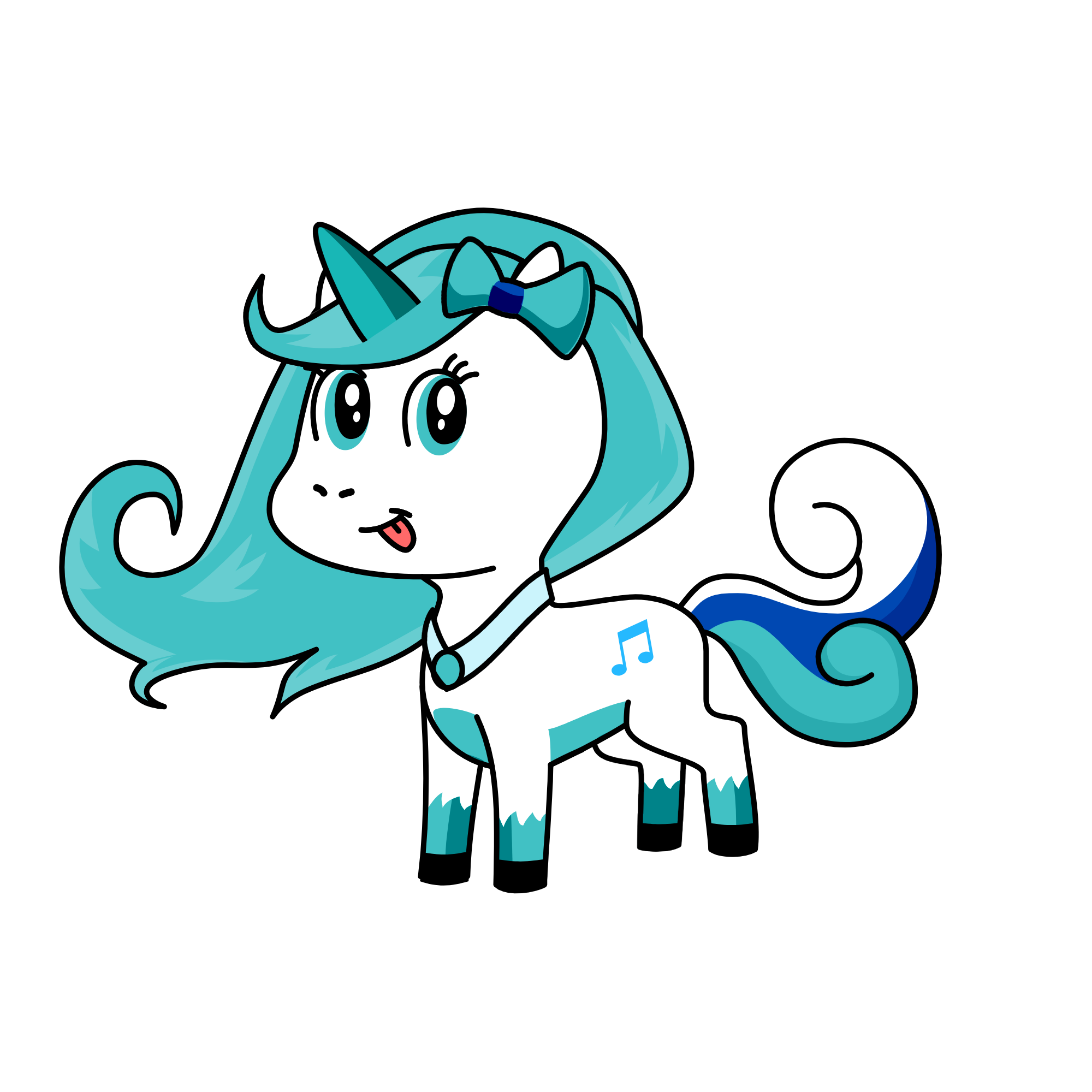 Snowy, the unicorn