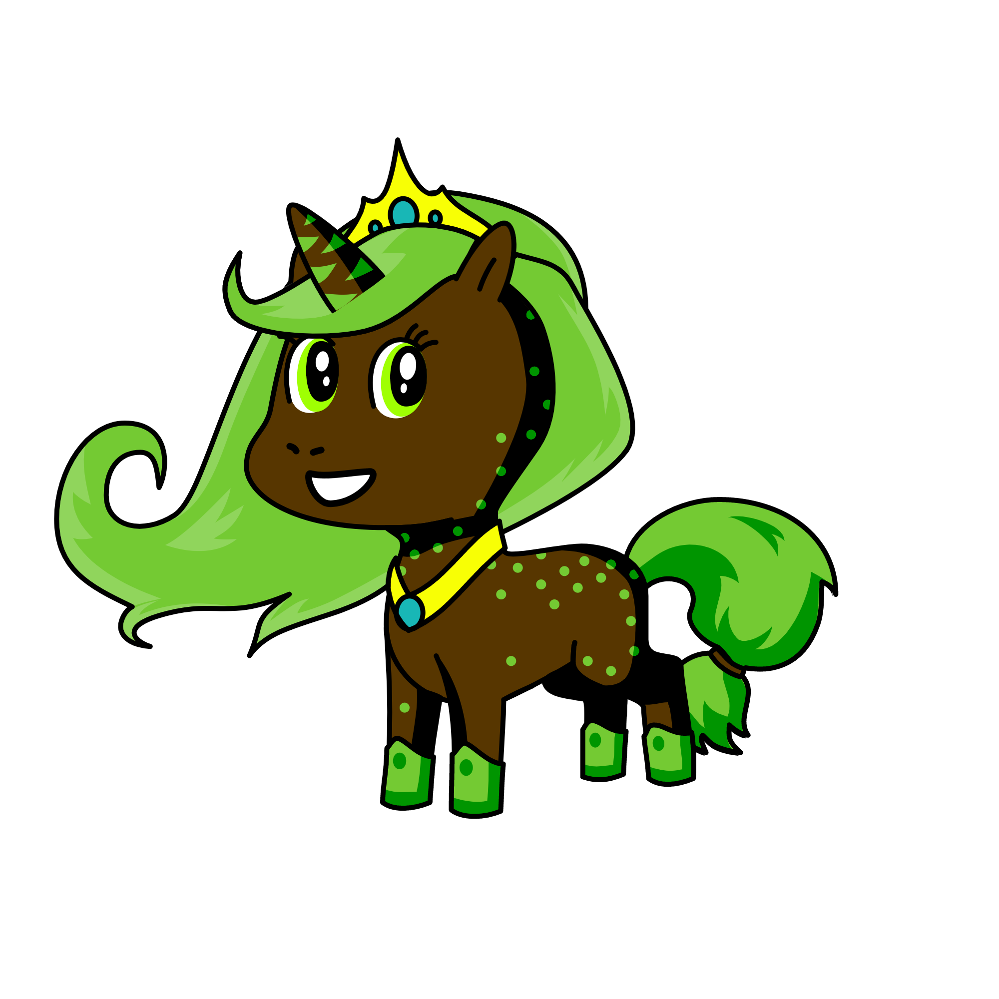 Queen Minecraft, the unicorn