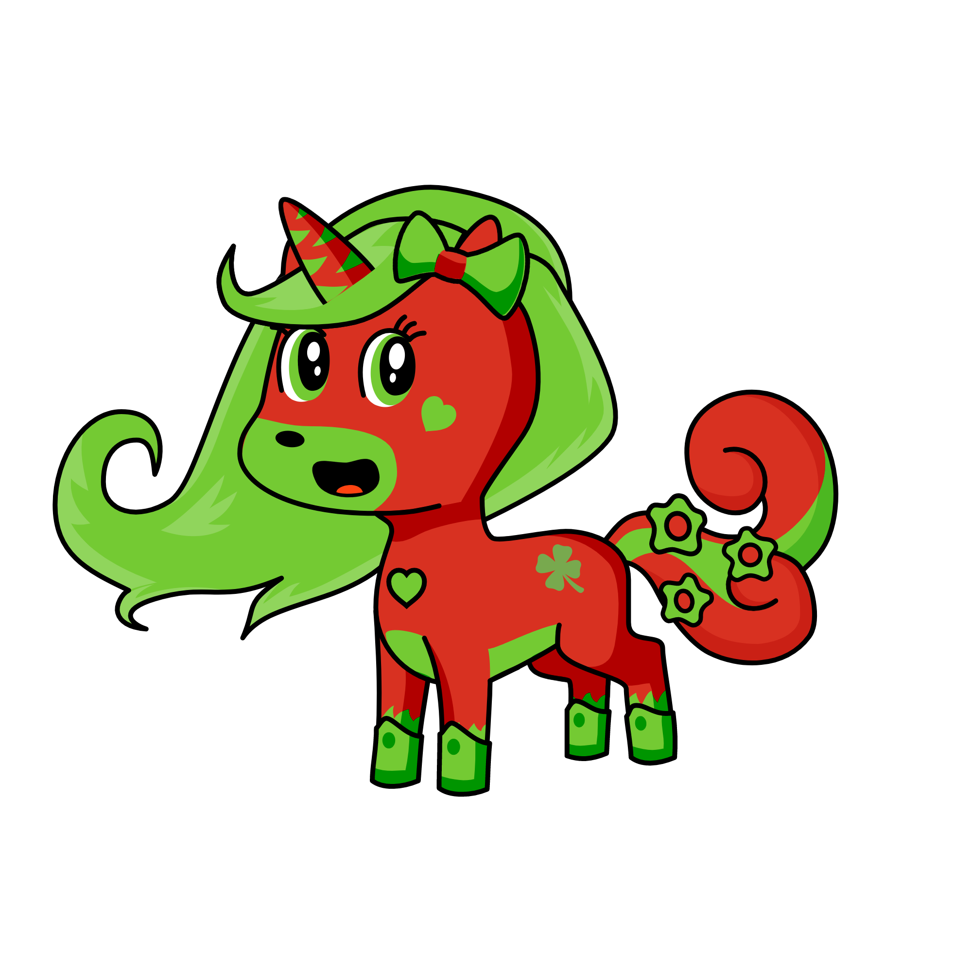 christmas elf, the unicorn