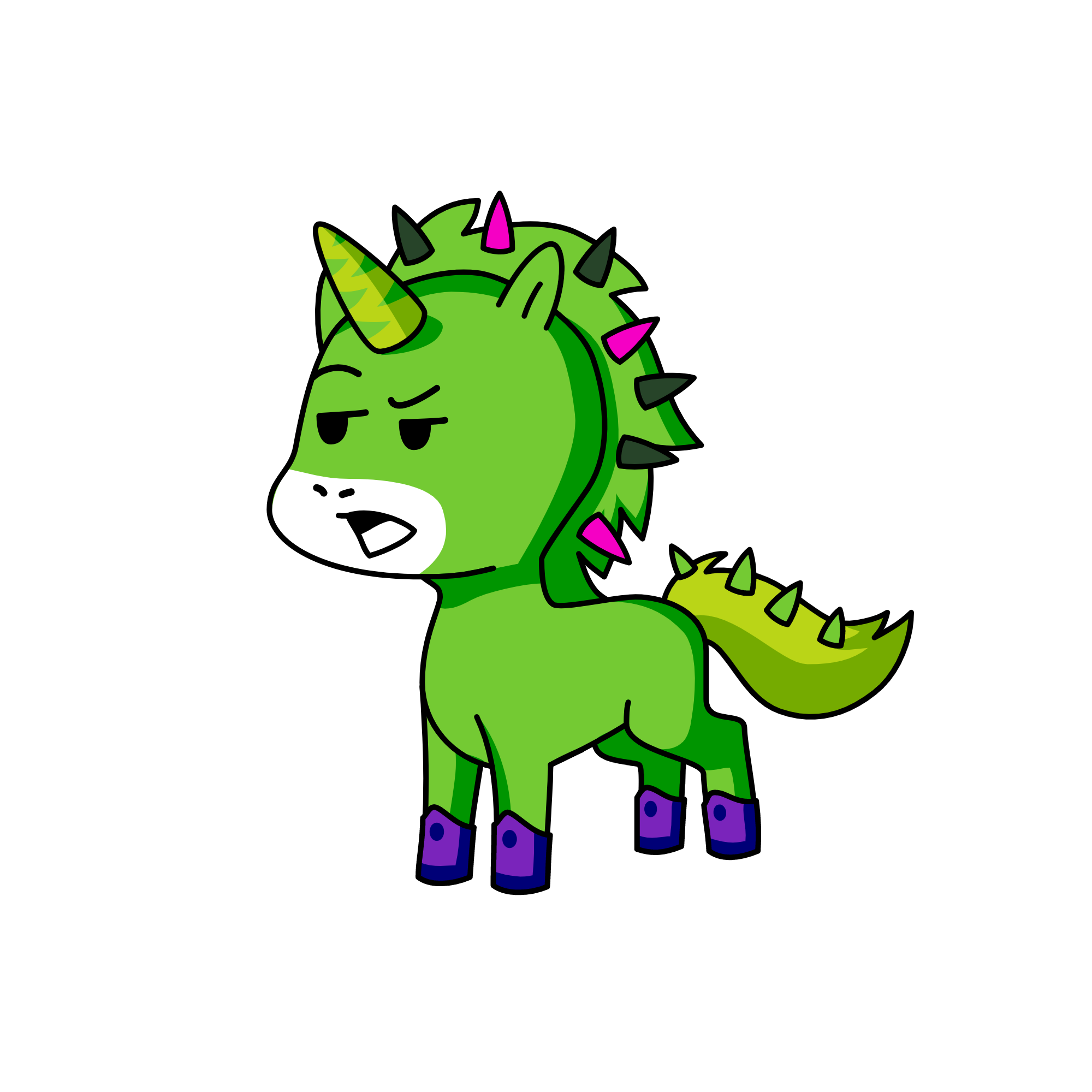 grump grump, the unicorn