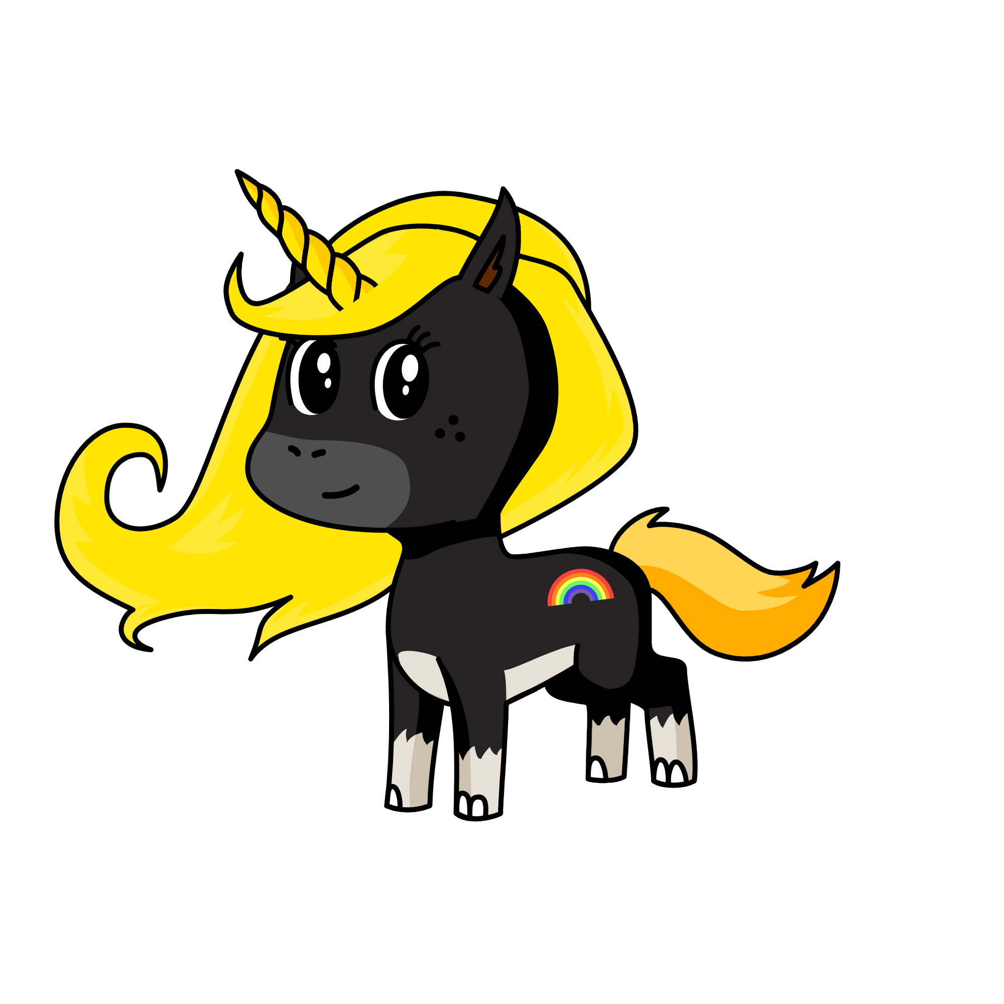 Queen of light, the unicorn