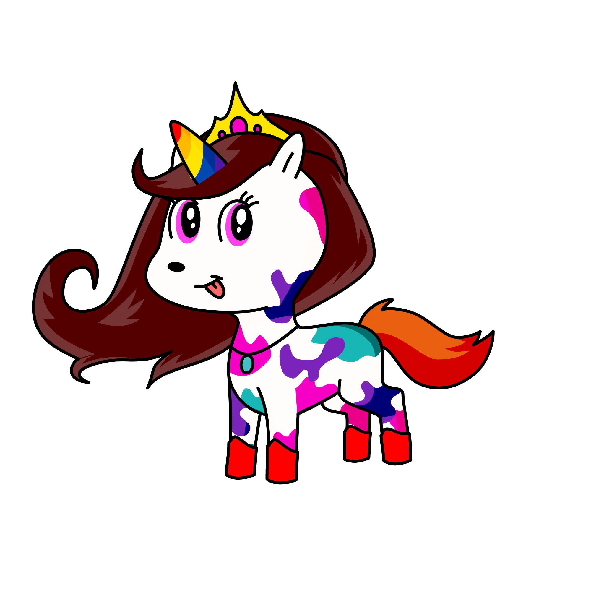 splatters, the unicorn