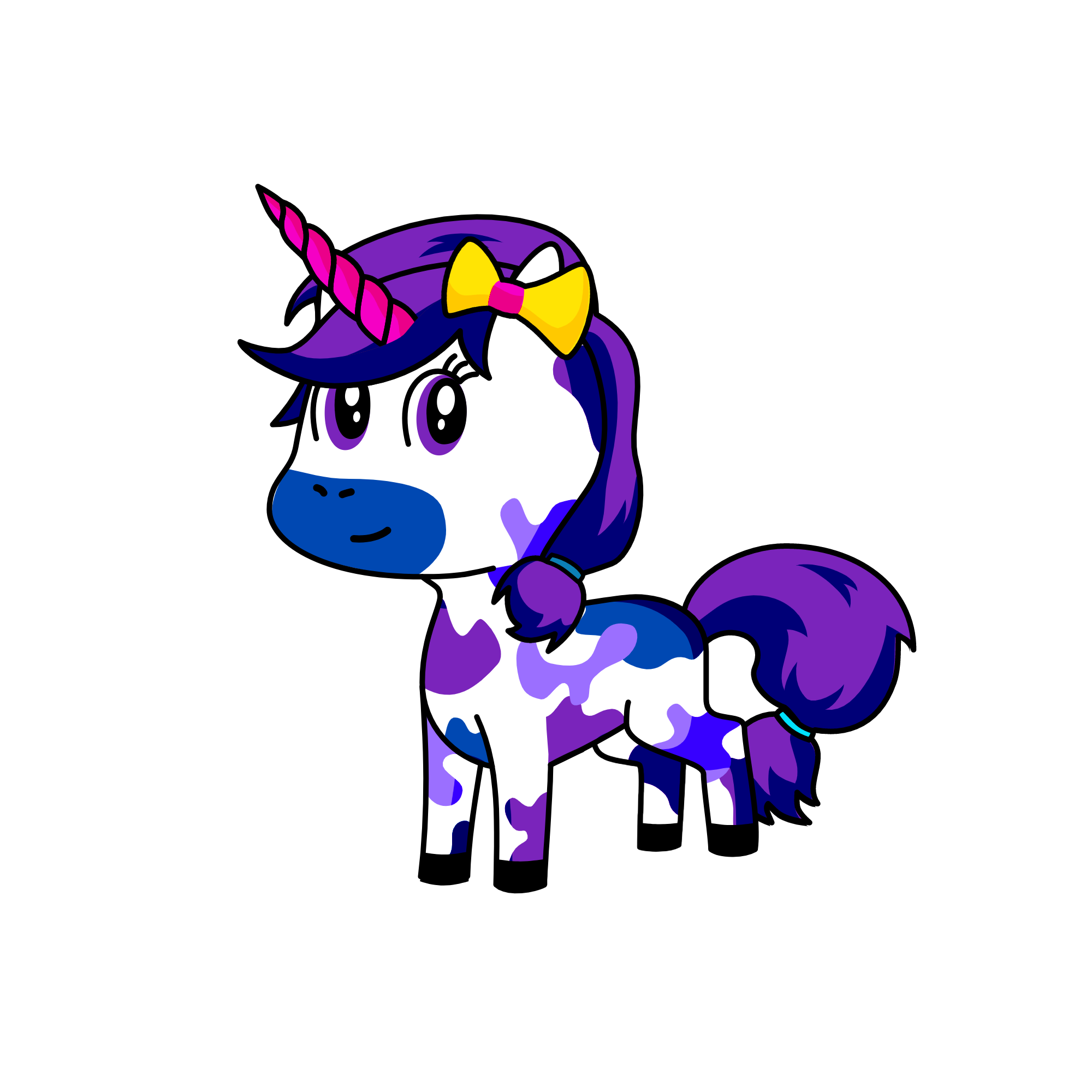 Splatter, the unicorn