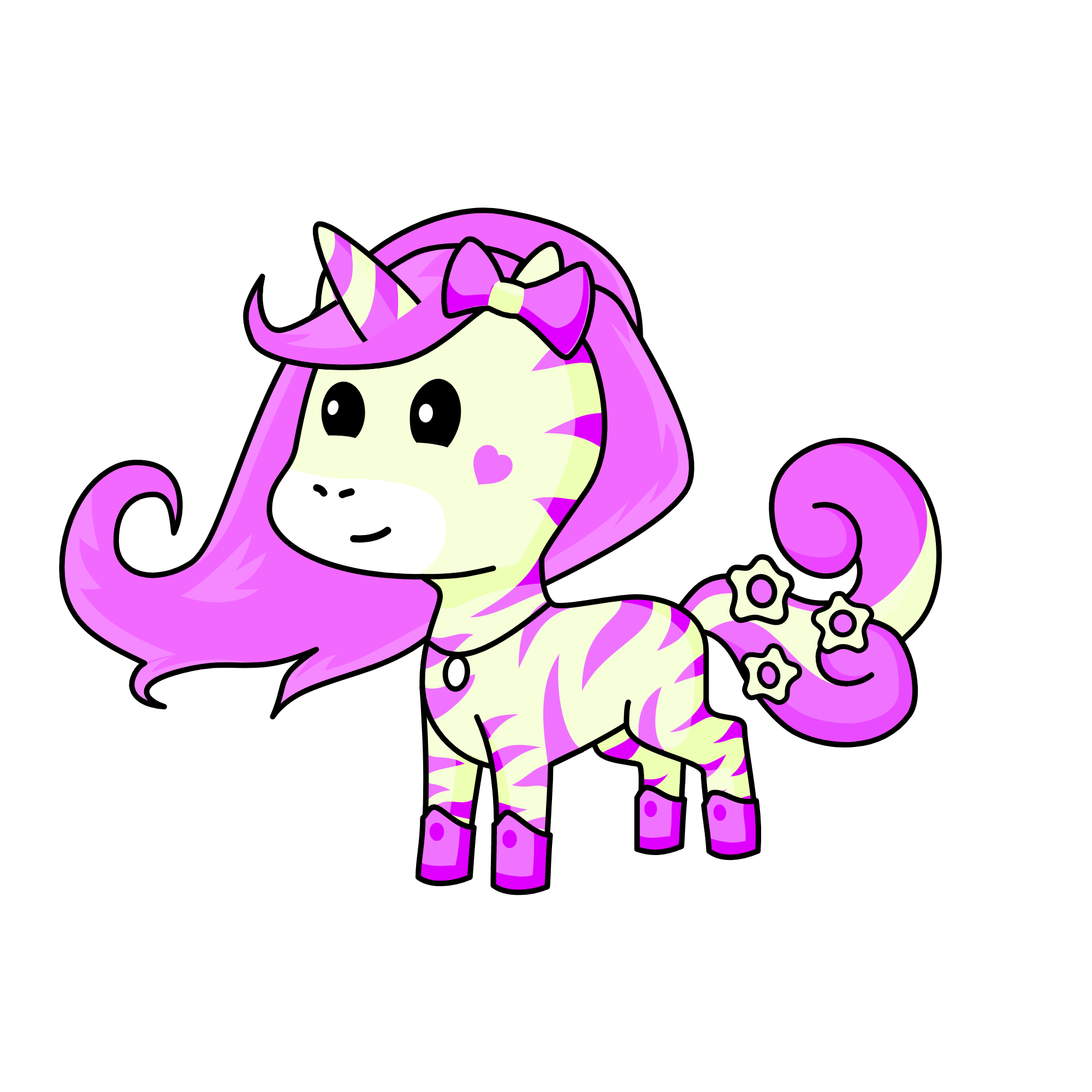 Bubble gum, the unicorn
