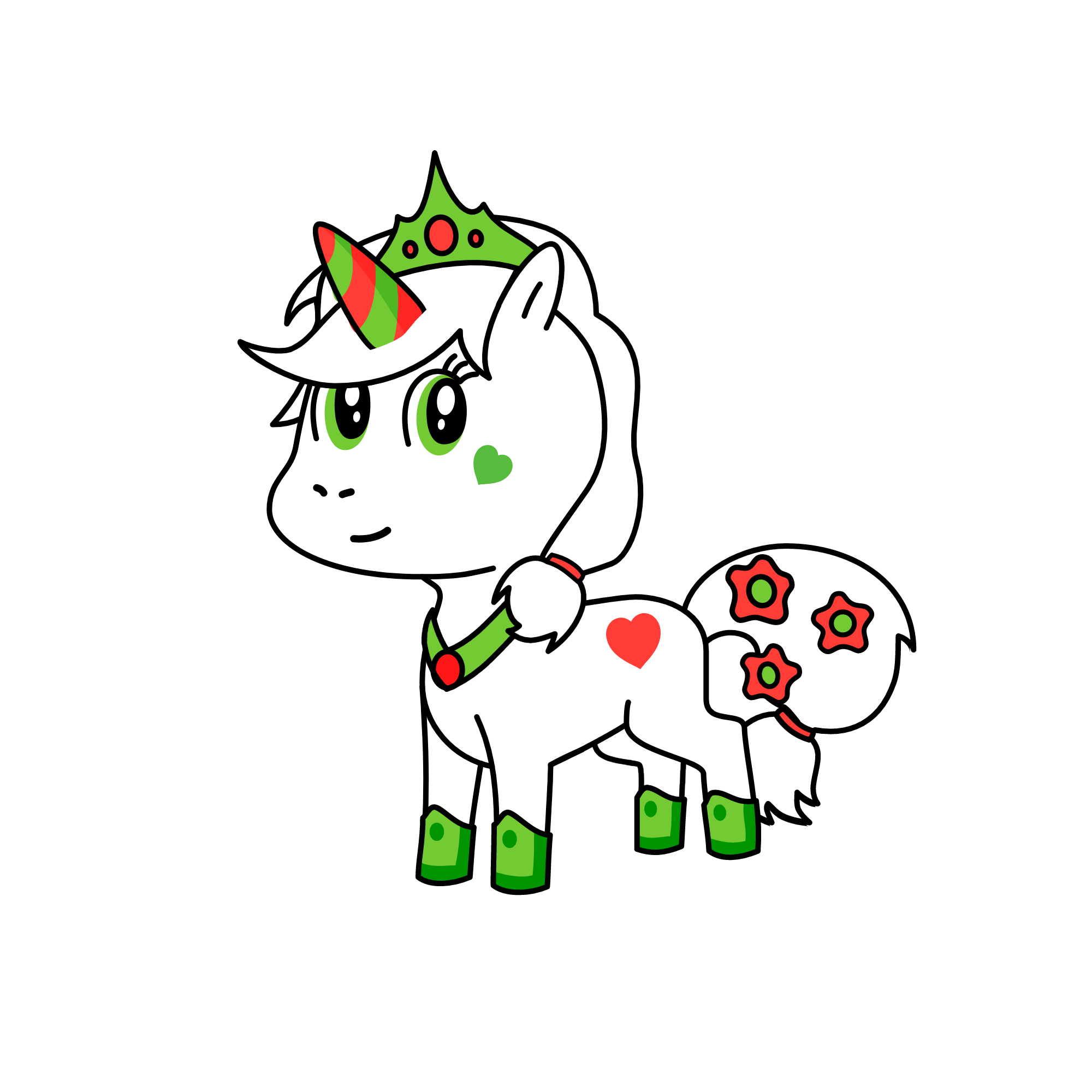 Holly, the unicorn