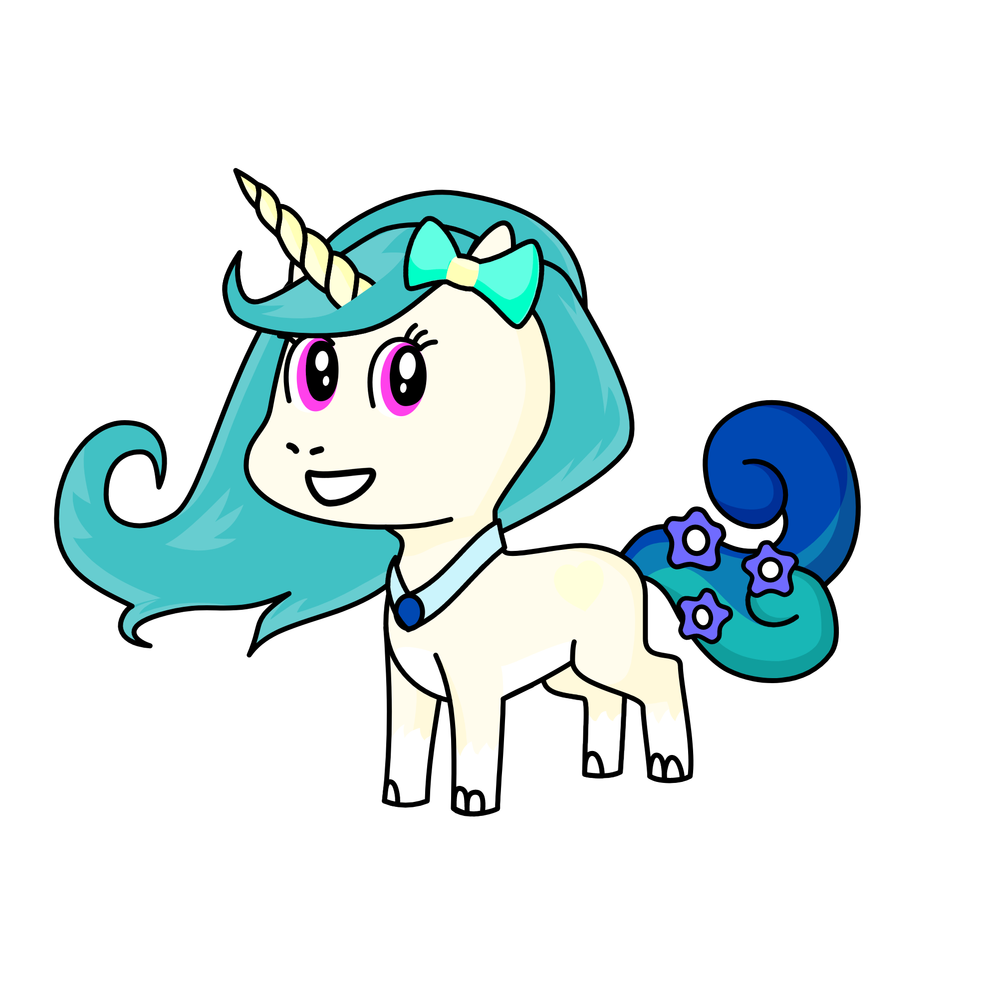 Crystal, the unicorn